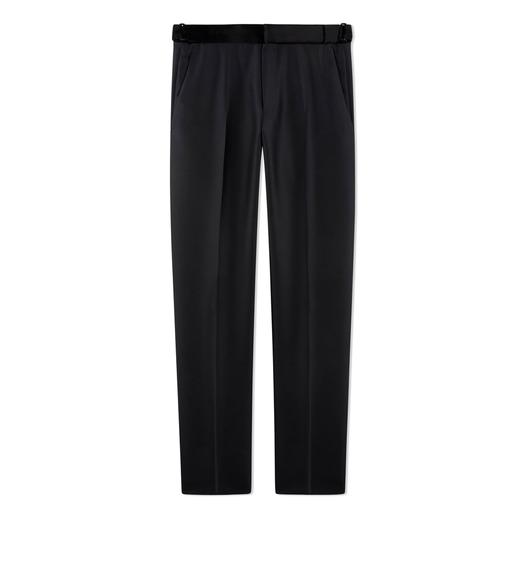 ORGANZA REVERSE TWILL COOPER EVENING TROUSERS
