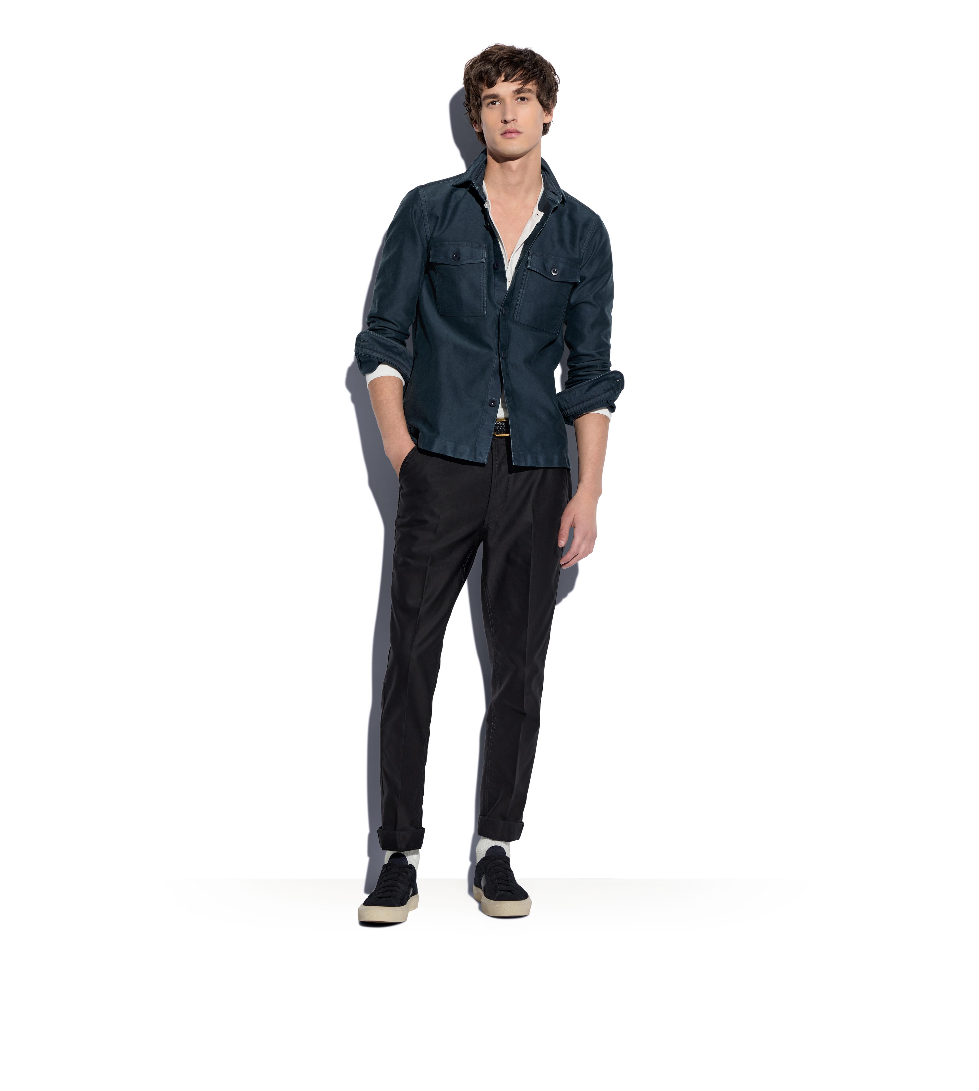 Tom Ford COTTON SATIN OVERSHIRT - Men 