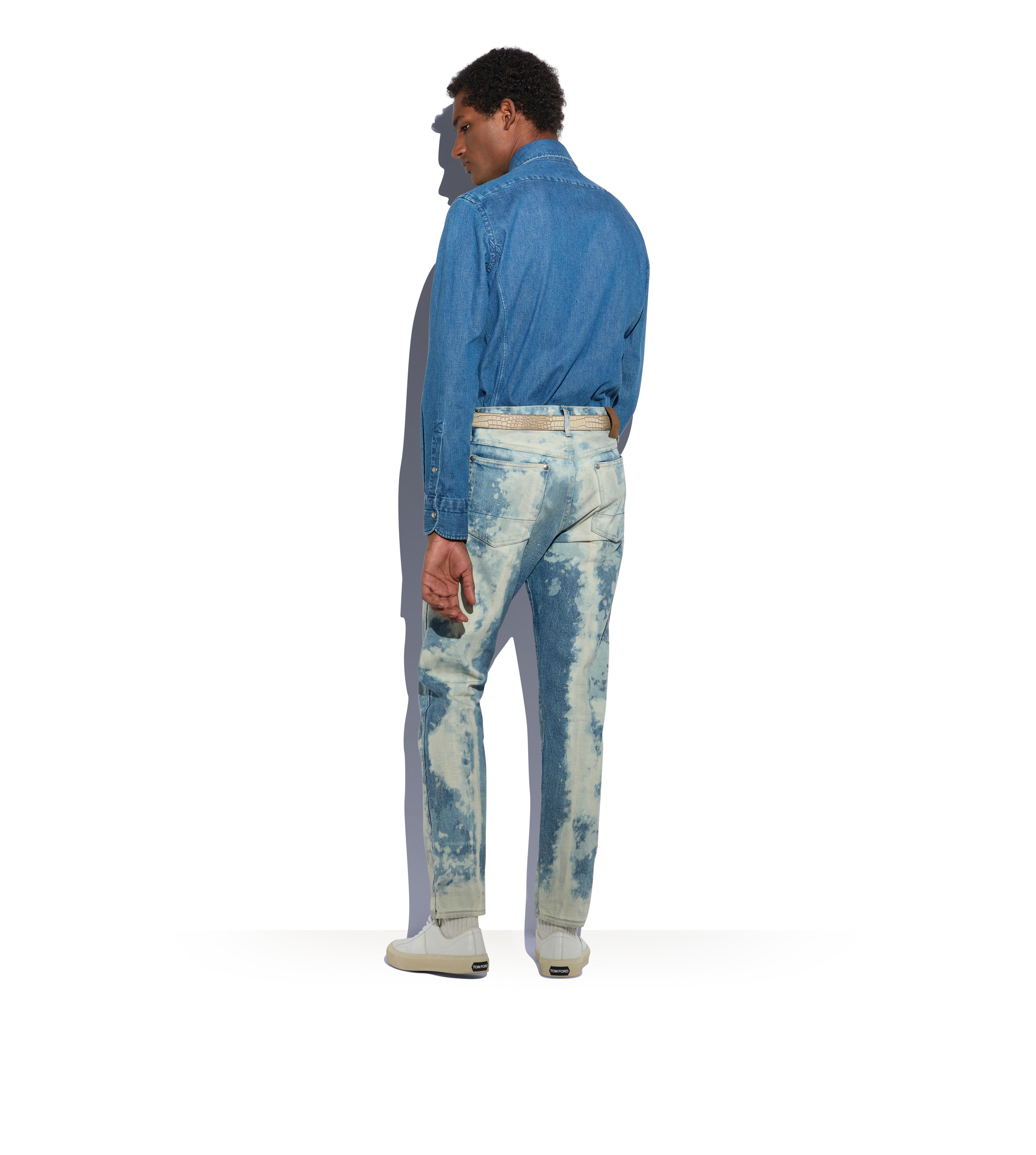 DENIM SLIM FIT LEISURE SHIRT C thumbnail