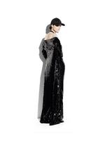 SEQUINED OPEN BACK GOWN AND CARDIGAN C thumbnail