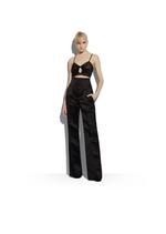 STRETCH TULLE CROP TOP B thumbnail