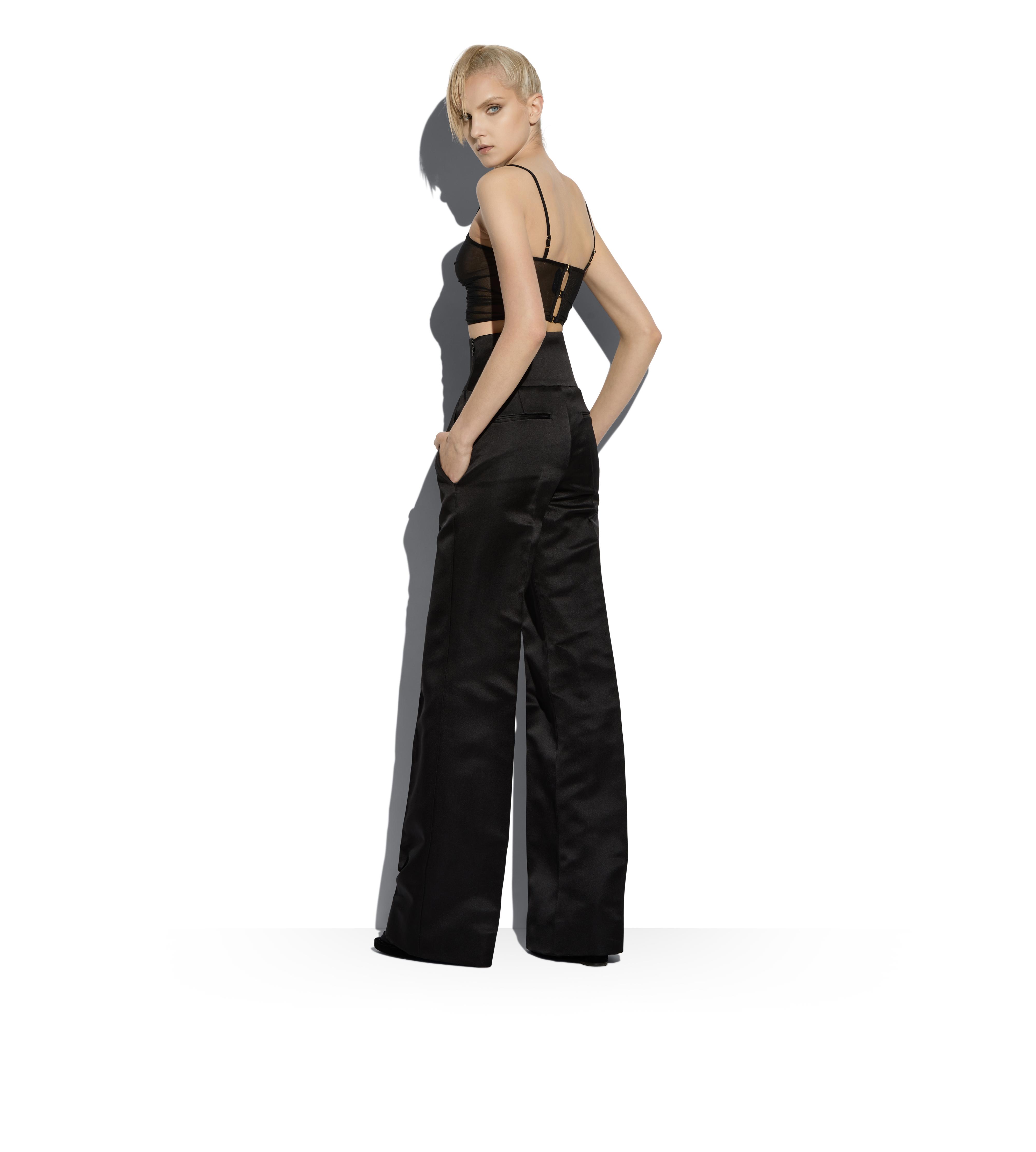 STRETCH TULLE CROP TOP C thumbnail