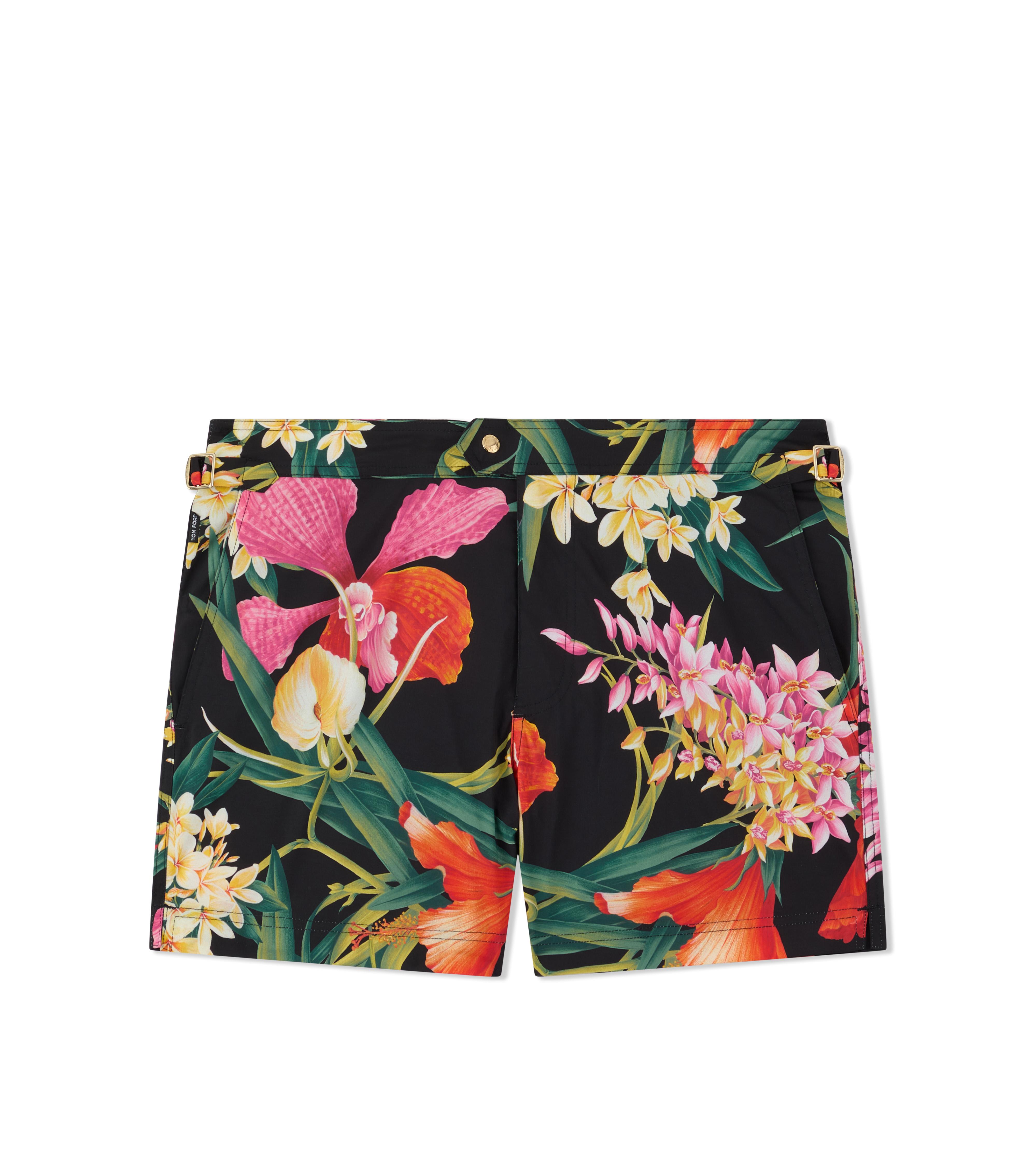 Tom Ford BOLD ORCHID PRINT SWIM SHORT - Men | TomFord.com