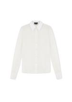 CREPE DE CHINE FITTED SHIRT A thumbnail
