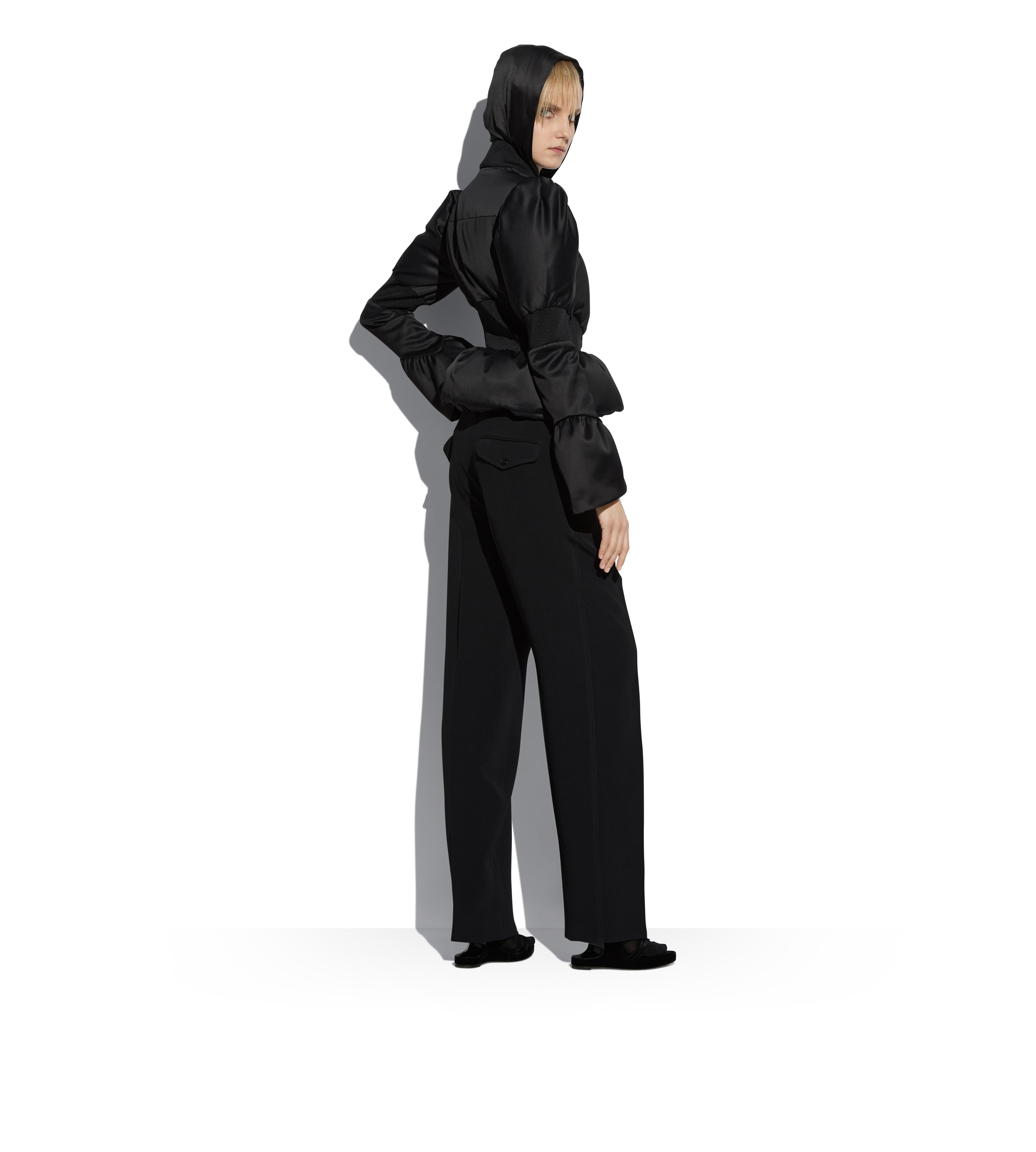 SHINE TAILORING DOWN FILLED PEPLUM JACKET C thumbnail