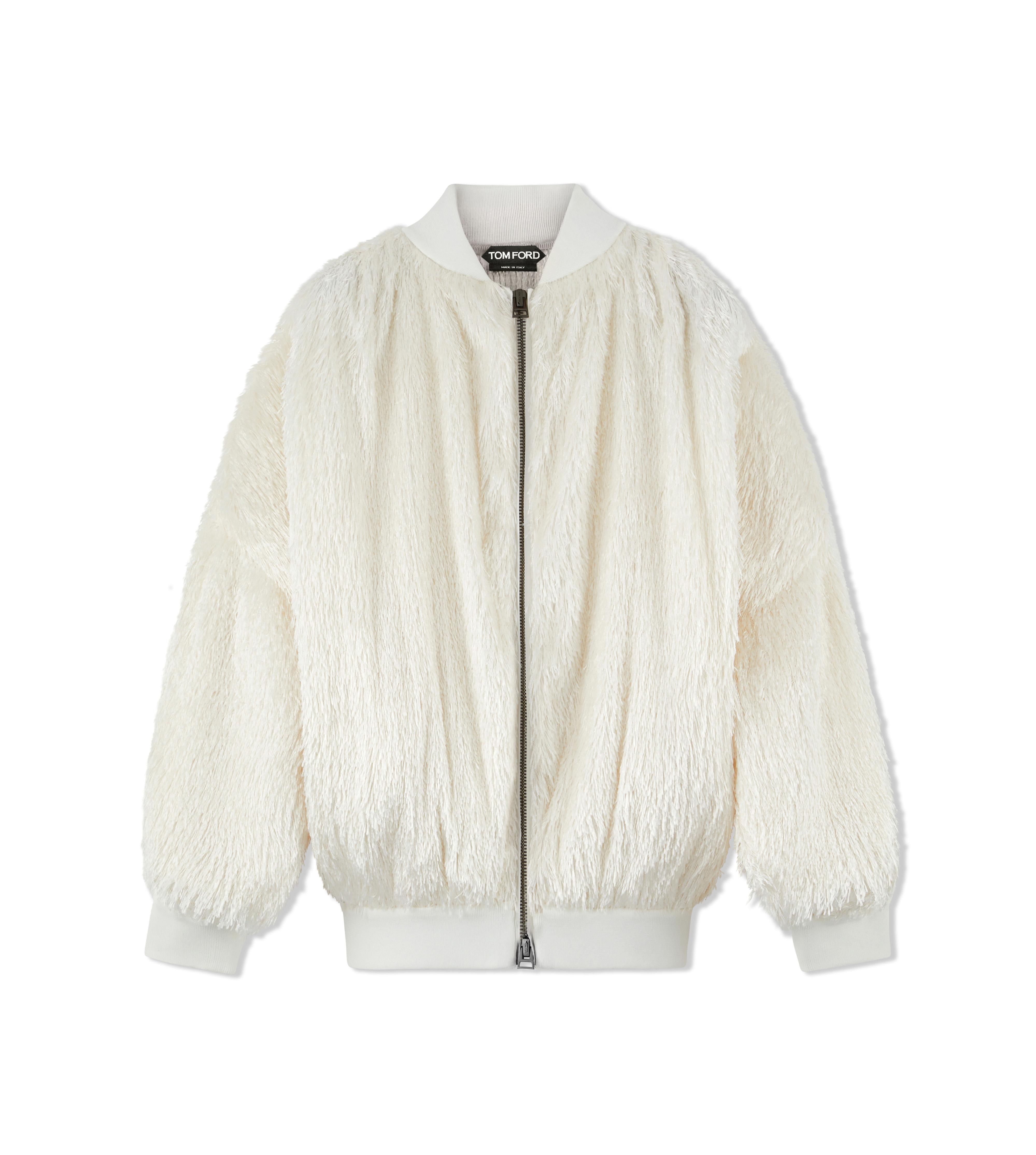 VISCOSE 'FUR' BOMBER