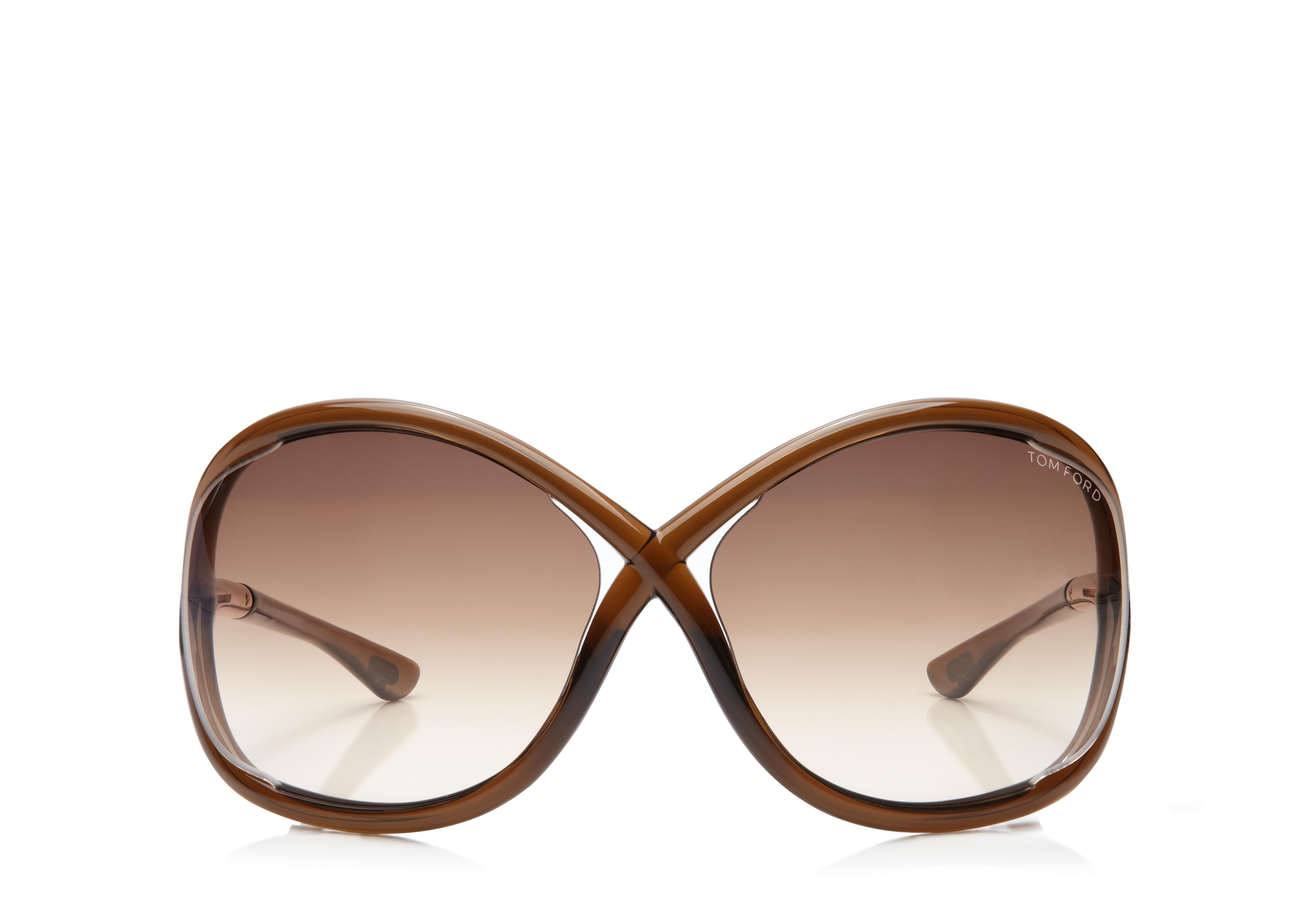 Descubrir 83+ imagen tom ford whitney sunglasses brown