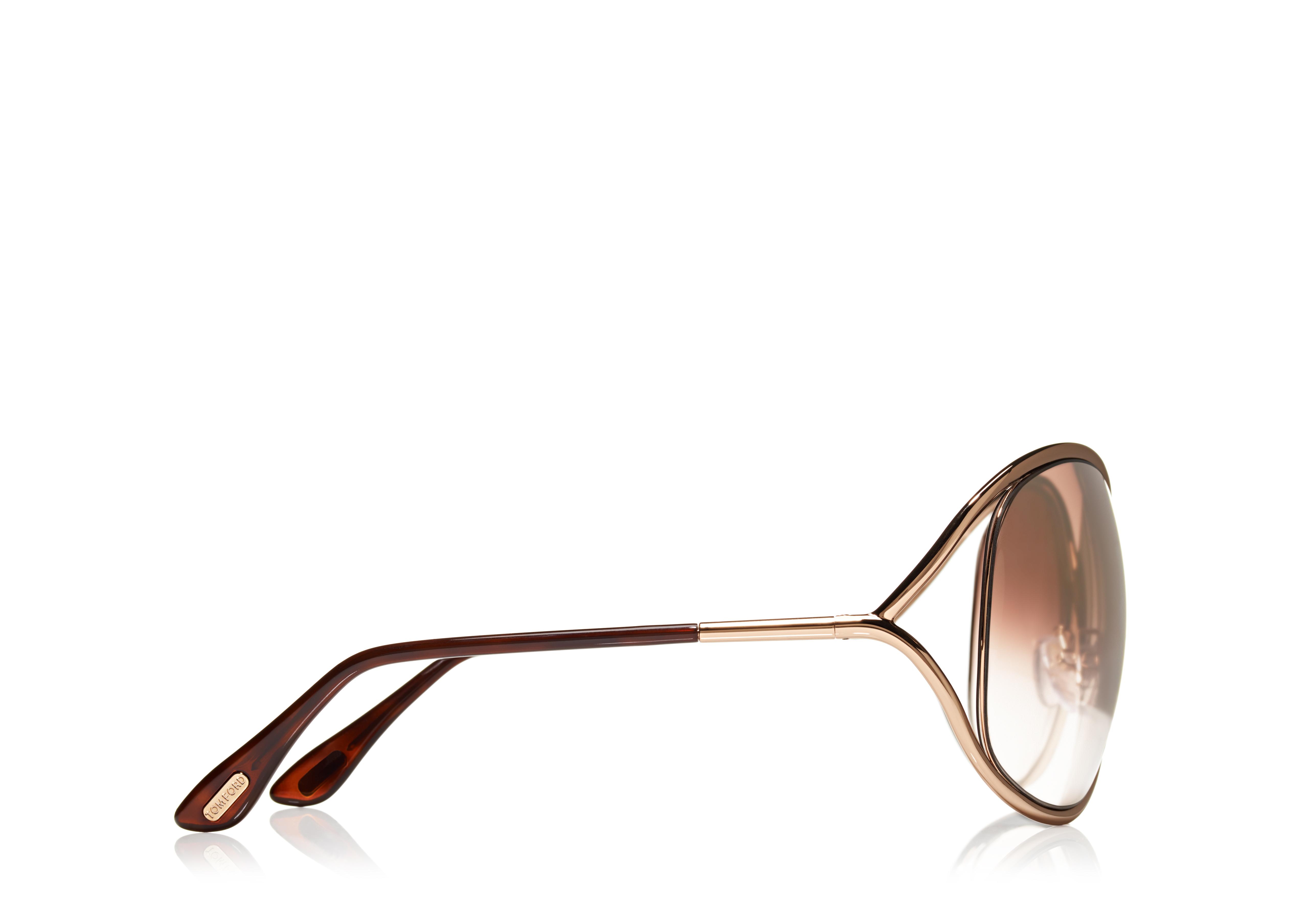 Tom Ford MIRANDA OVERSIZED SOFT SQUARE SUNGLASSES 