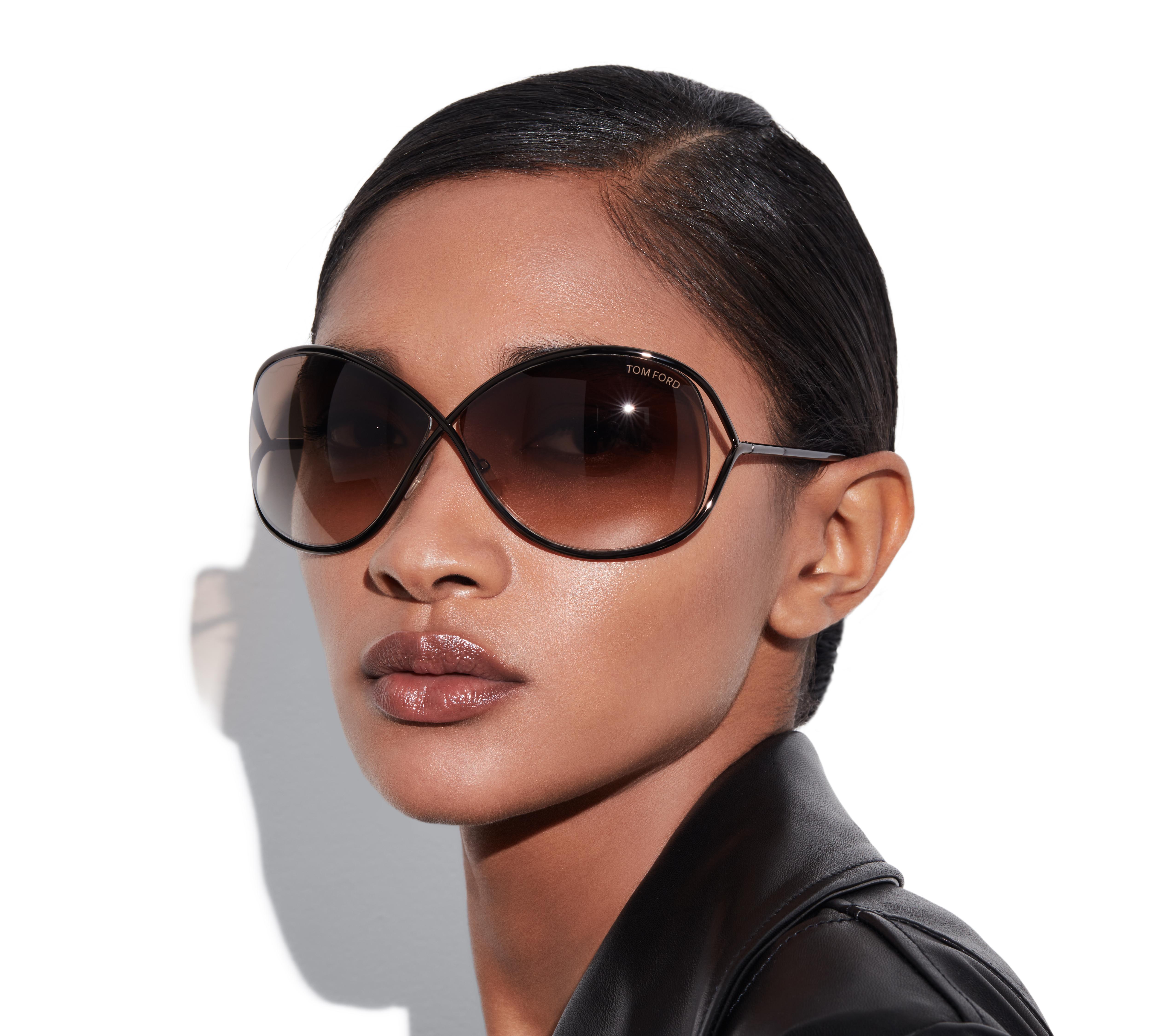 Tom Ford MIRANDA OVERSIZED SOFT SQUARE SUNGLASSES 