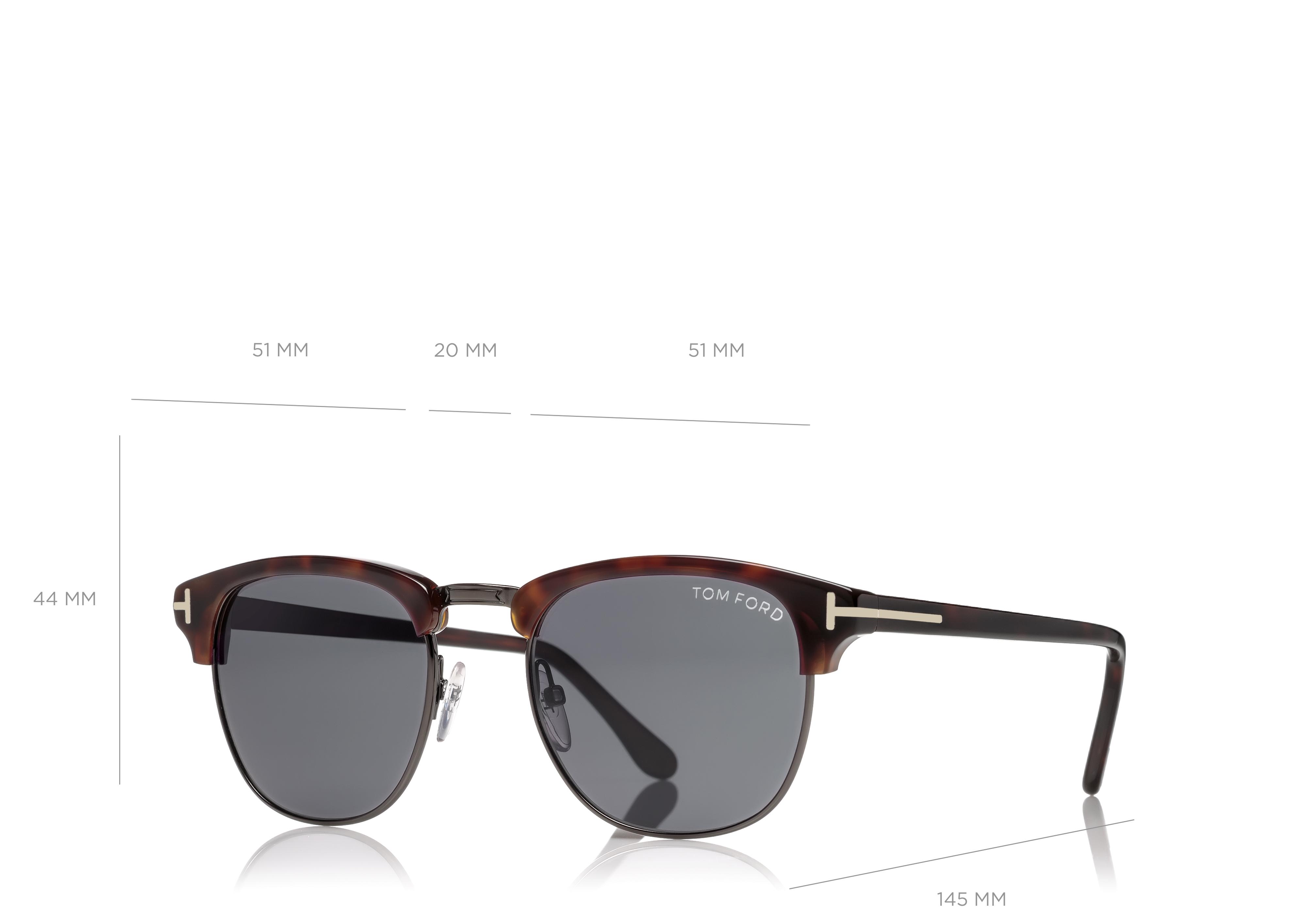 tom ford harry 53mm clubmaster sunglasses