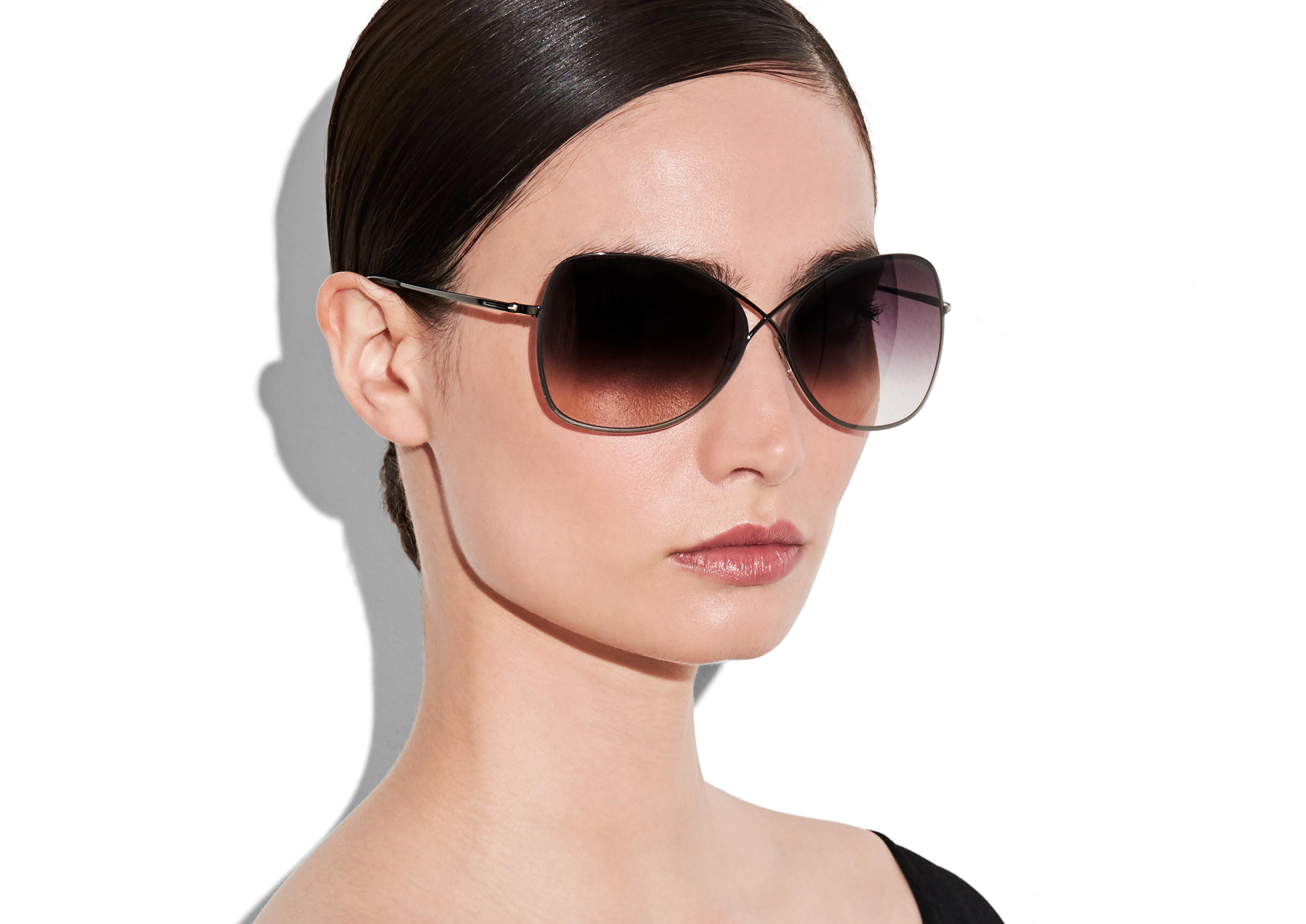 Top 99+ imagen tom ford oversized butterfly sunglasses