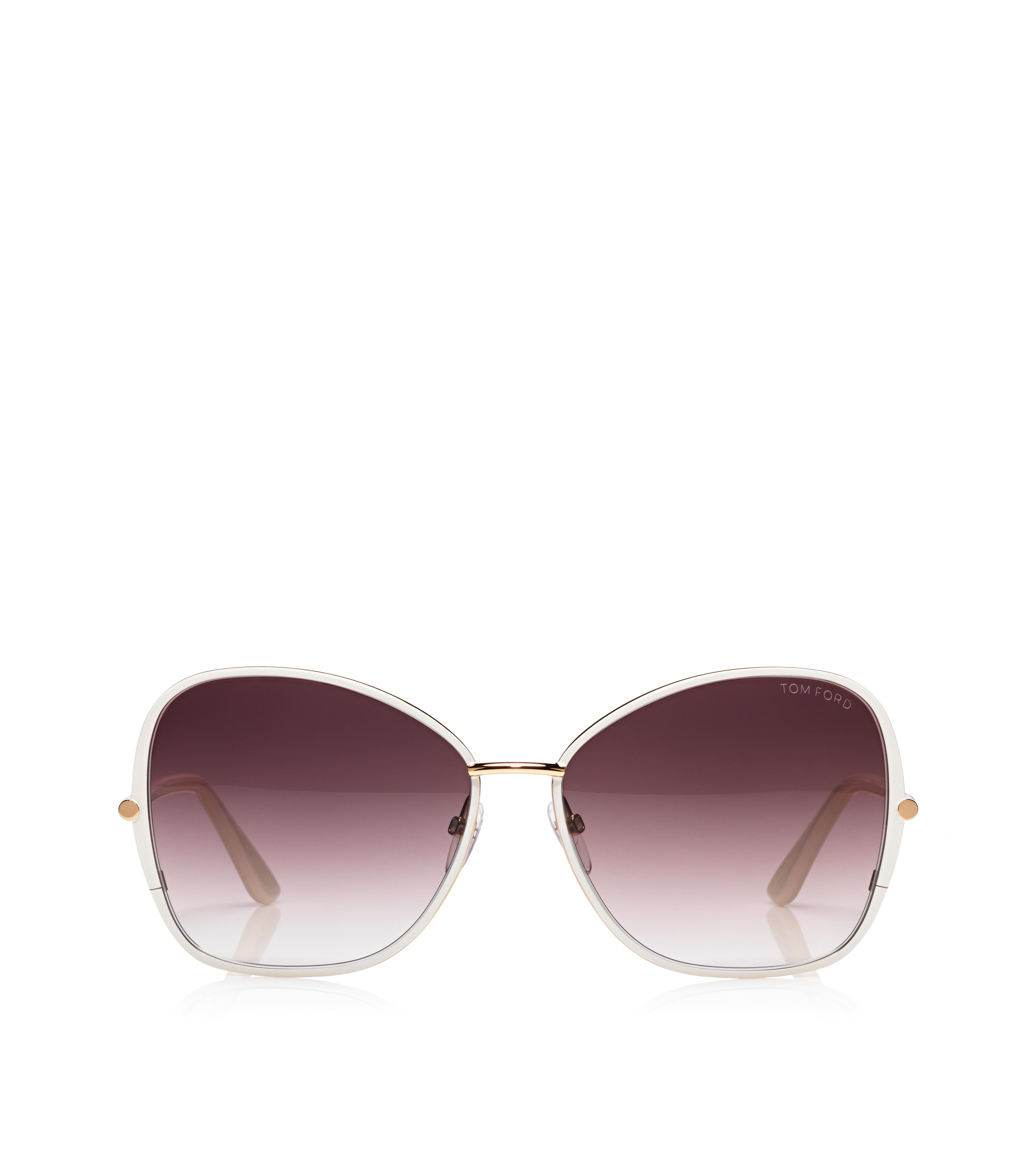 Solange Vintage Soft Square Sunglasses - Tom Ford