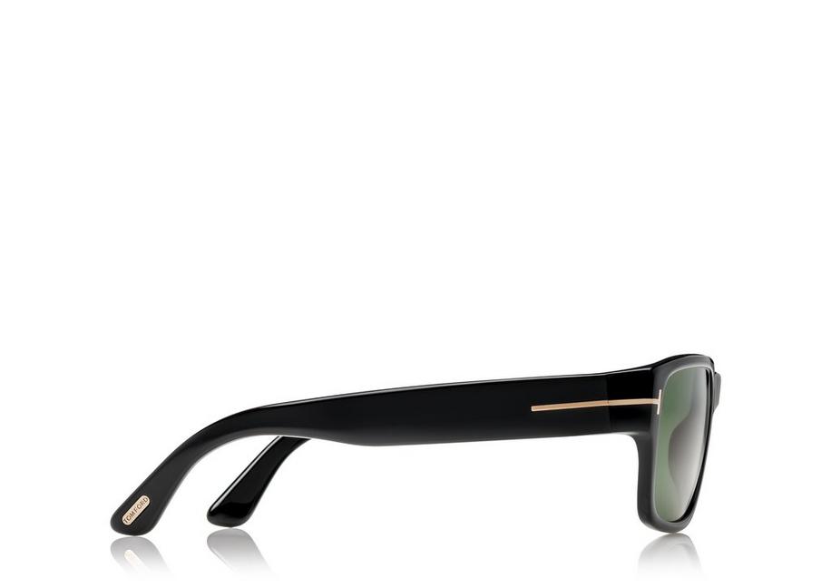New Tom Ford FT 0445 Mason 5802D Matte Black/Smoke Polarized Sunglasses 