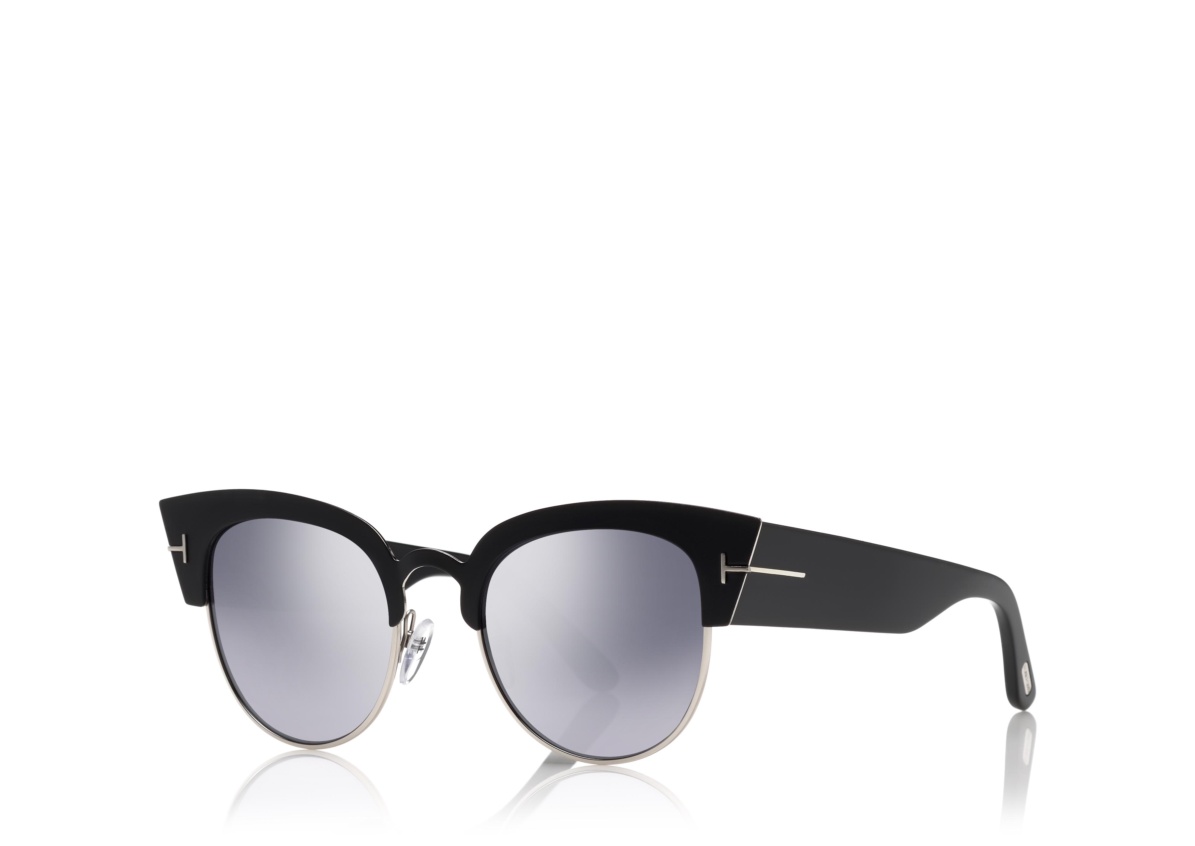 Tom Ford TF0607 Alexandra-02 Black/Gold Sunglasses Sunglasses