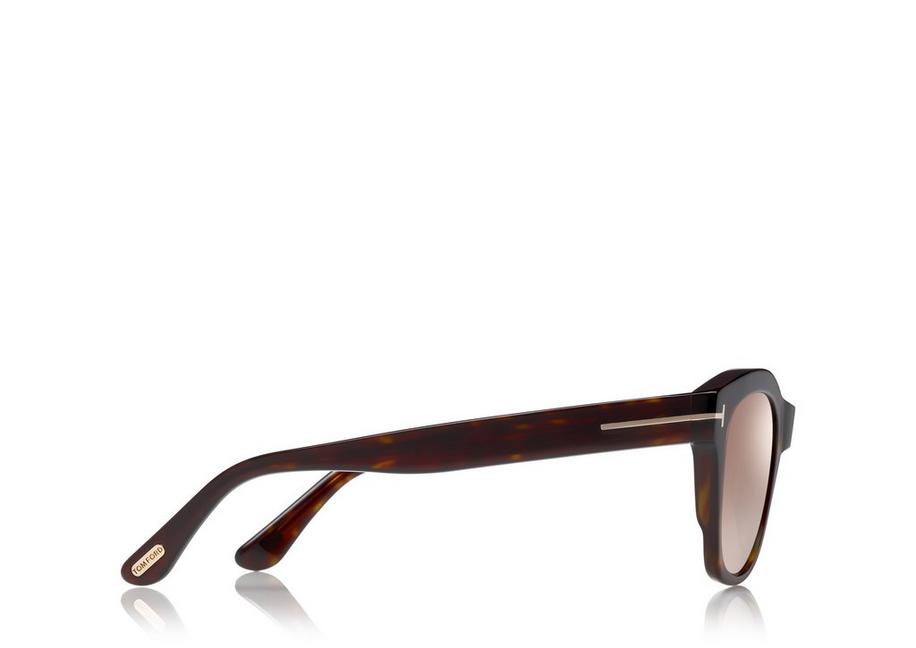 02 55B coloured havana/gradient smoke Sunglasses Tom Ford FT 0614 Lauren
