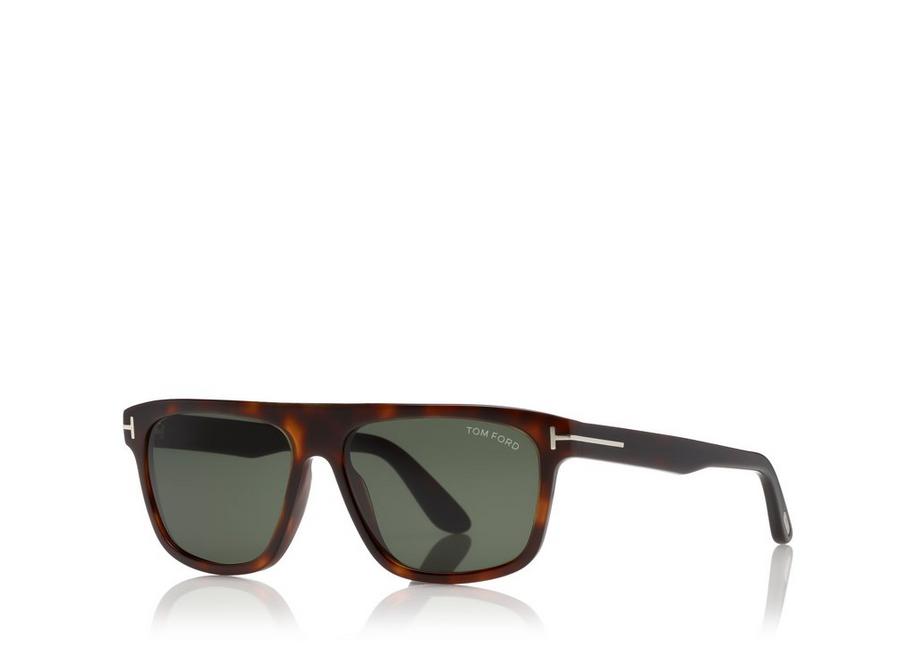 Tom Ford Men's Cecilio FT0628-55B 57 Gradient Smoke Lens Sunglasses