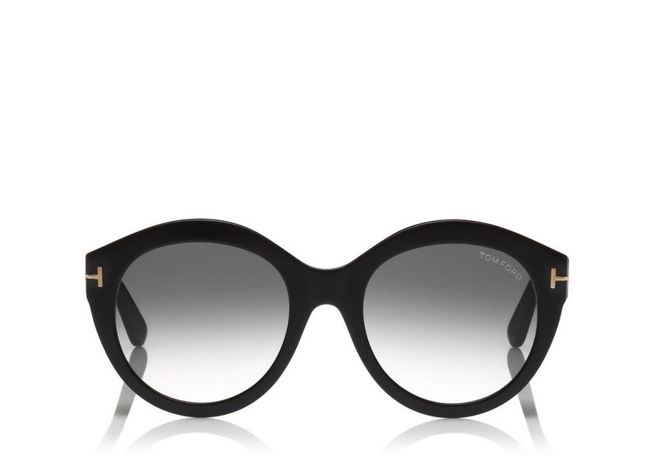Womens Sunglasses Tom Ford Sunglasses Tom Ford Rosanna Ft0661 01b Black Sunglasses 