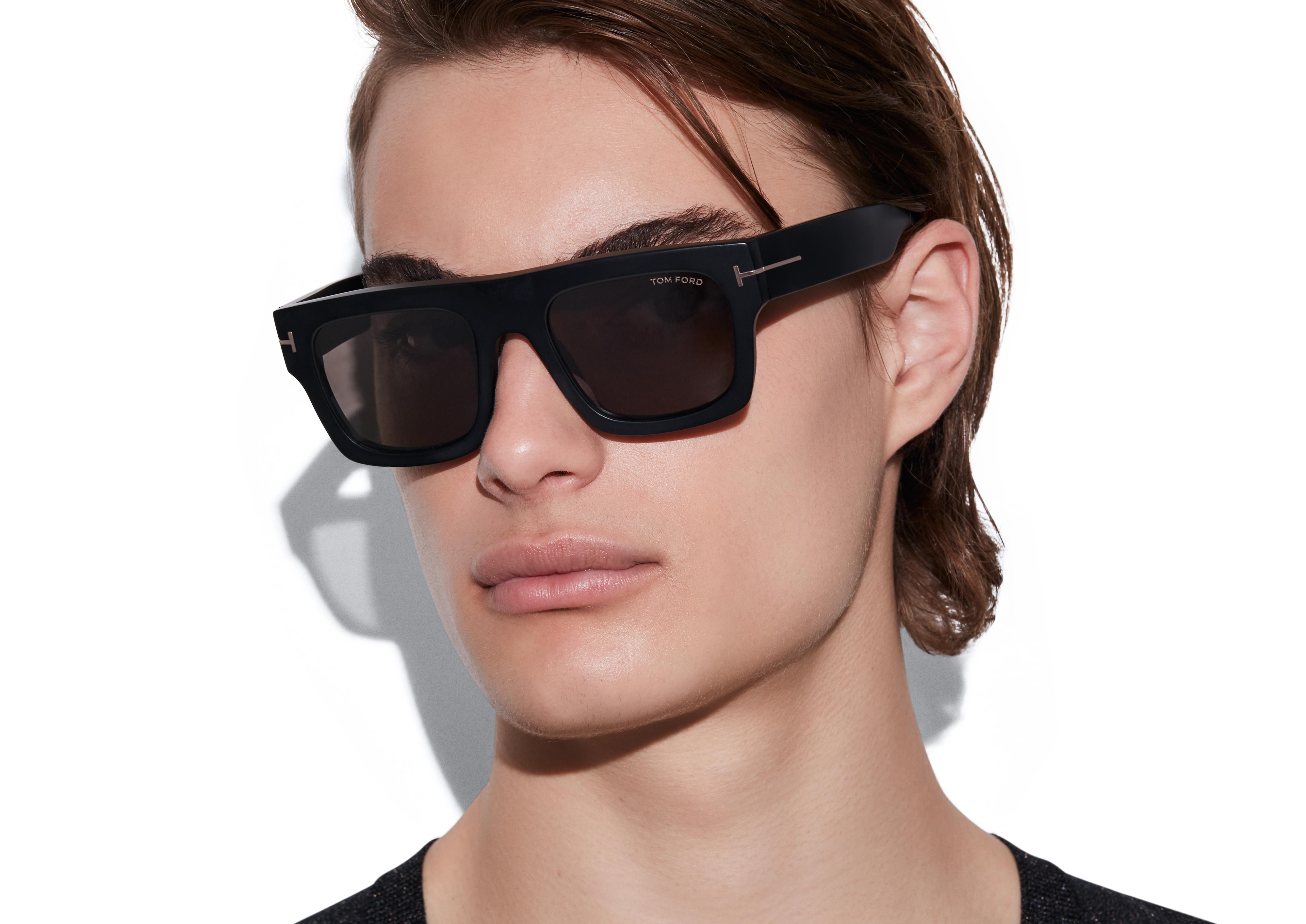 matte black tom ford glasses