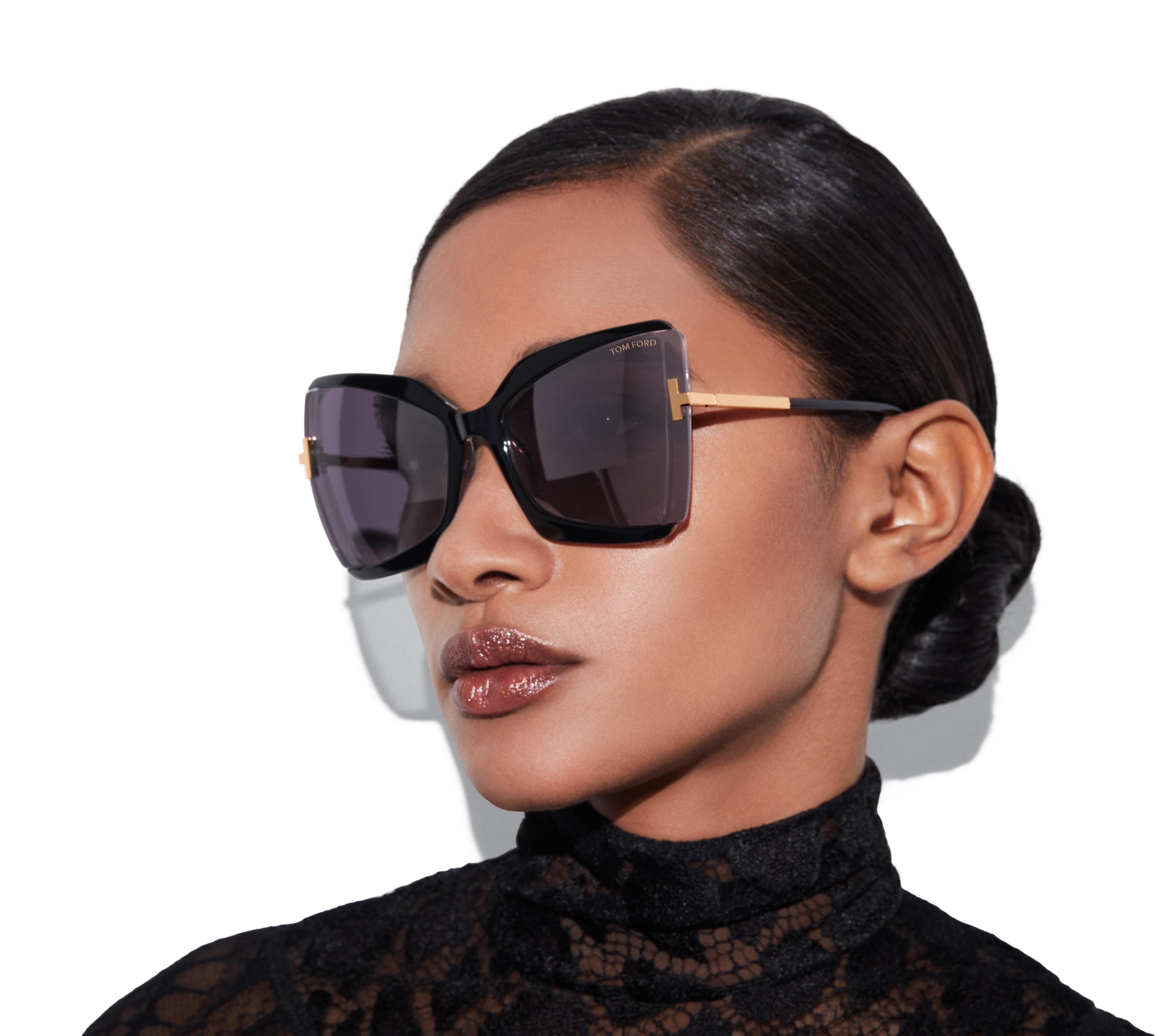 Introducir 49+ imagen tom ford gia sunglasses black