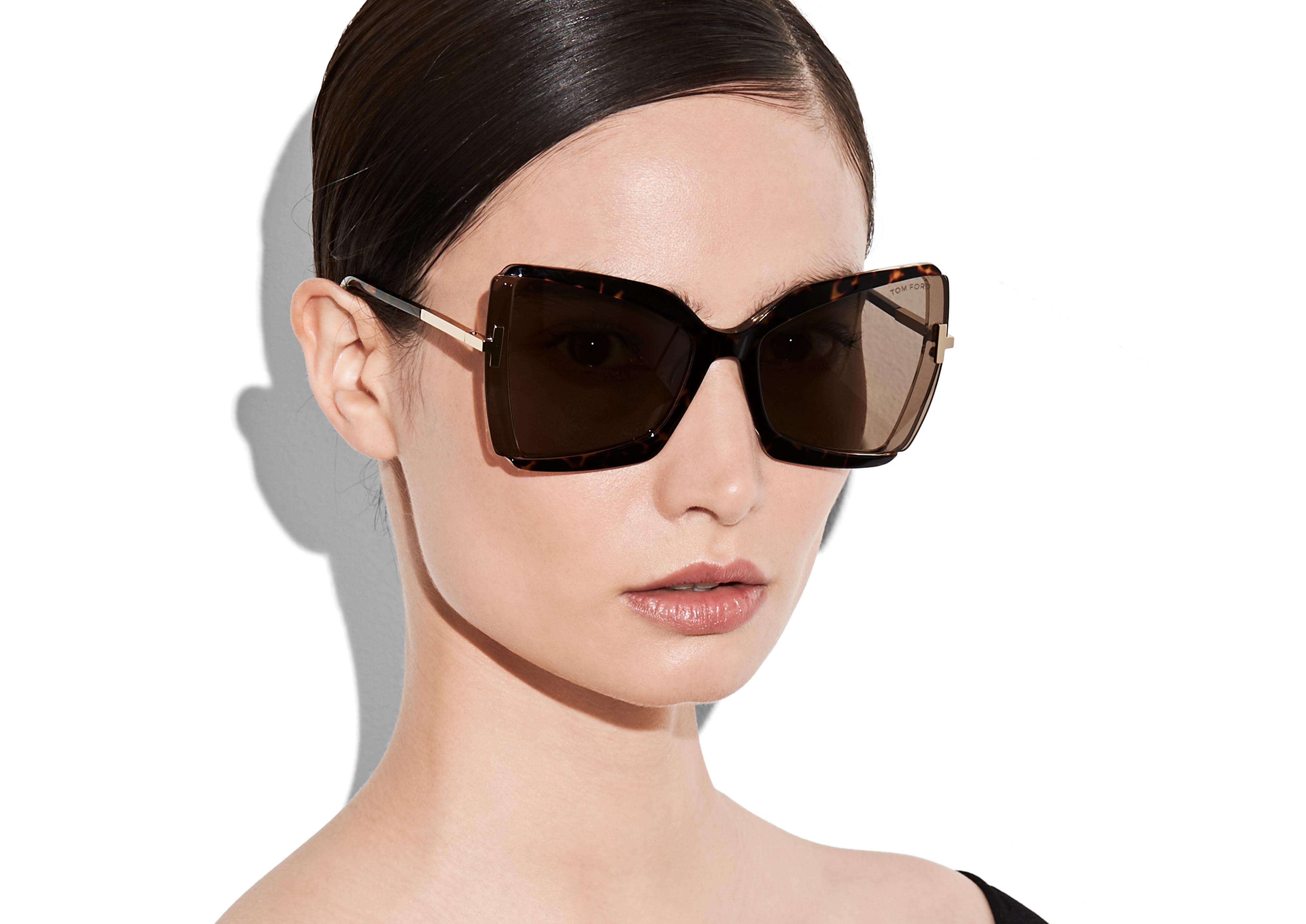 Introducir 100+ imagen tom ford gia 63mm oversize butterfly sunglasses