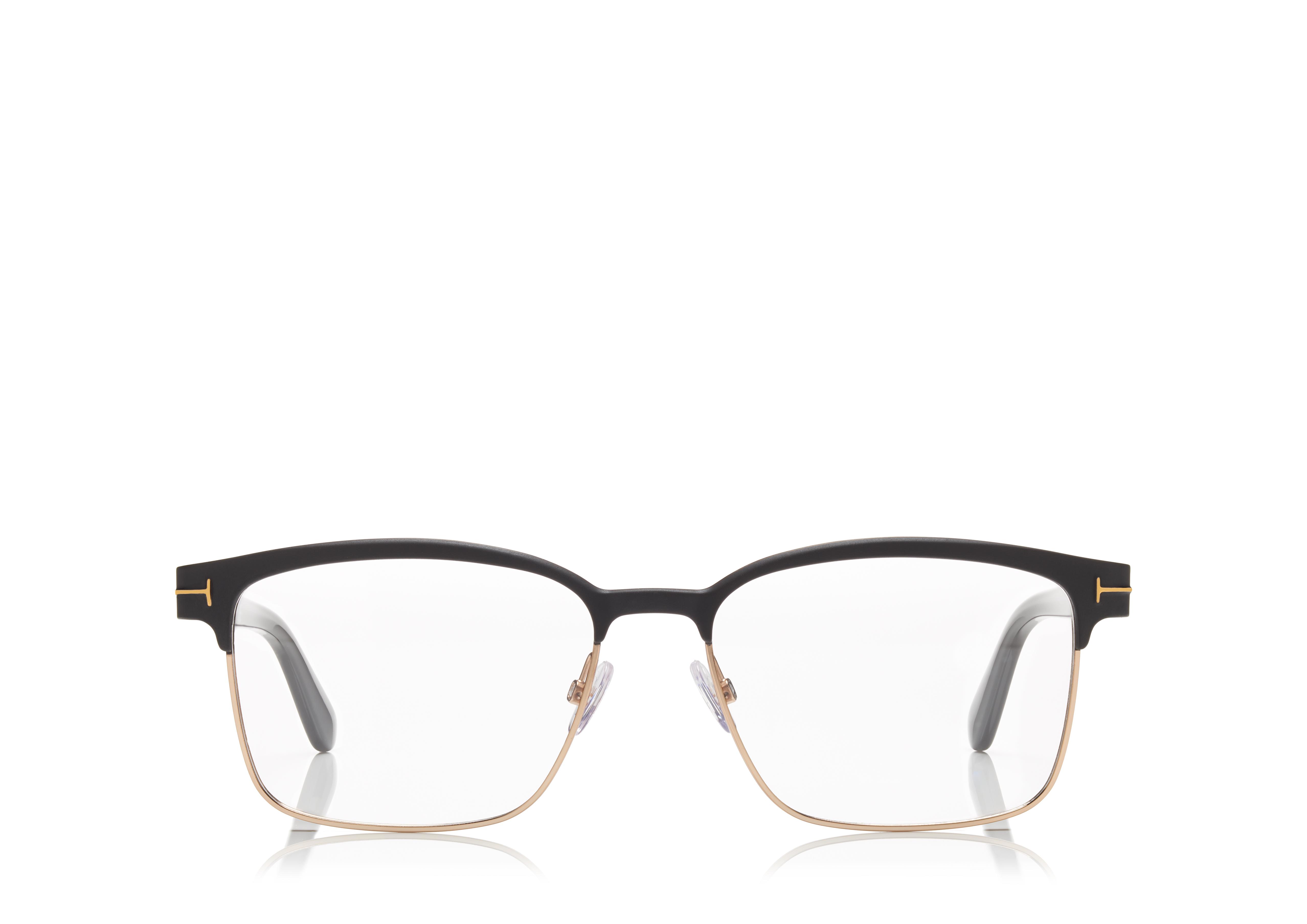 Tom Ford SQUARE METAL OPTICAL FRAME TomFord.com