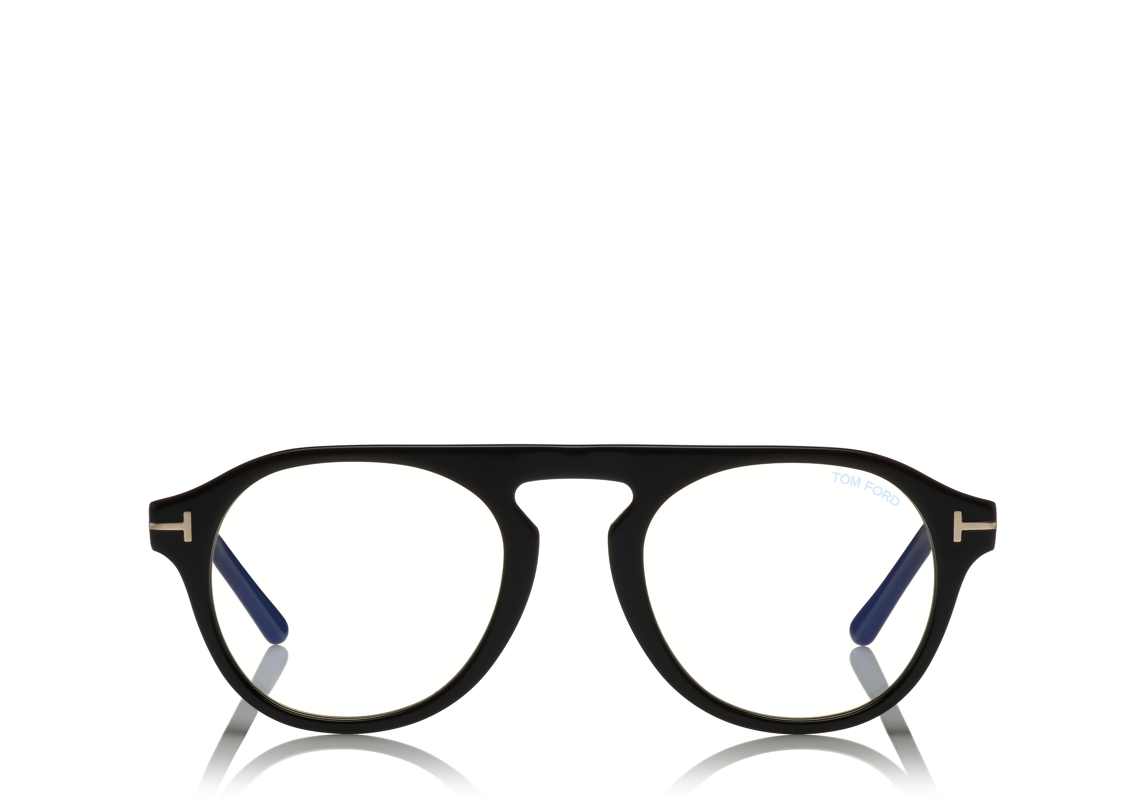 Tom Ford BLUE BLOCK ROUND OPTICALS 