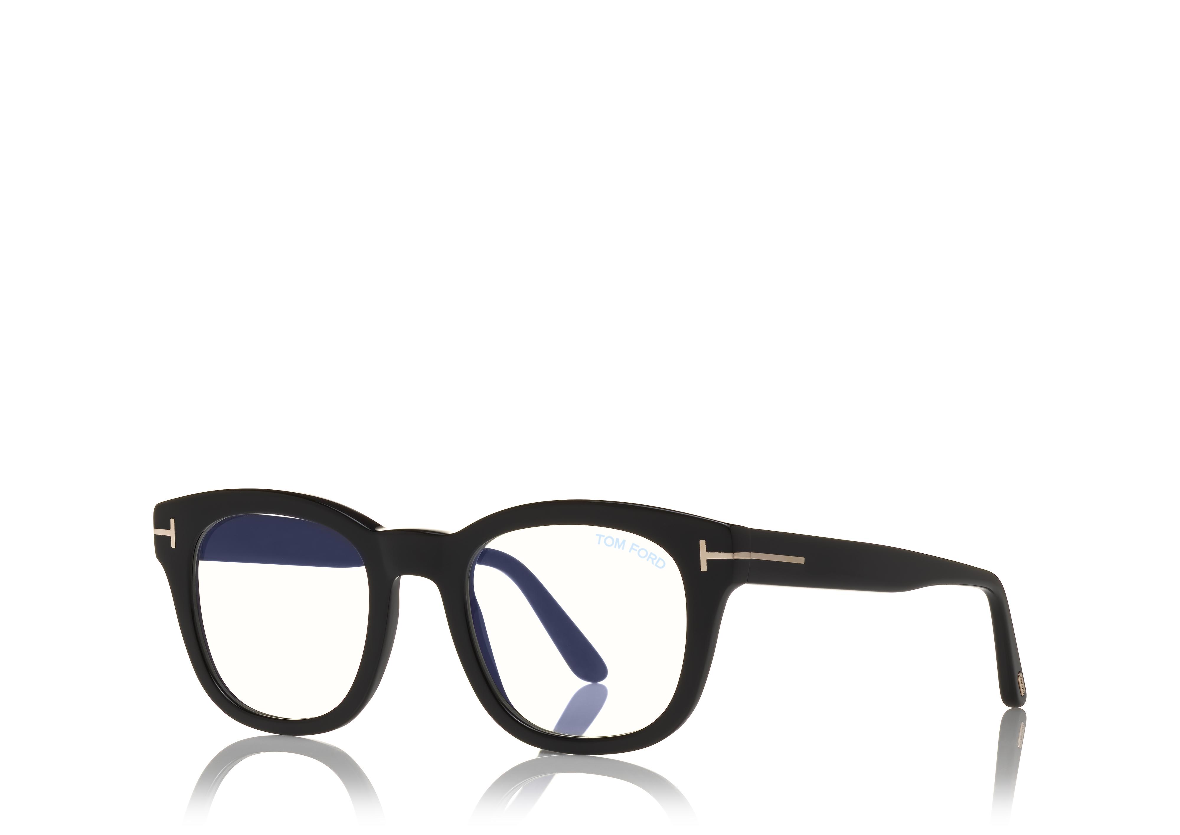 Arriba 41+ imagen tom ford blue block soft square optical