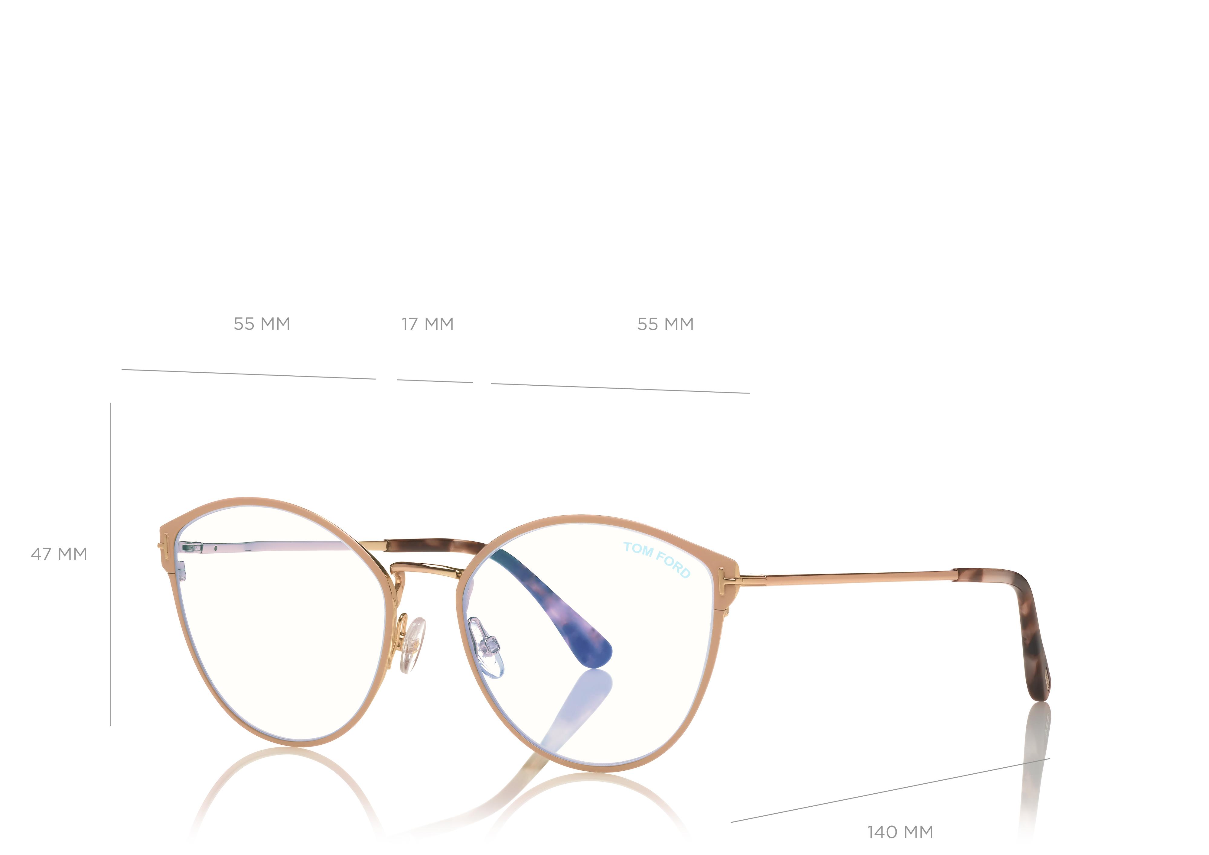 Tom Ford BLUE BLOCK SOFT ROUND OPTICALS 