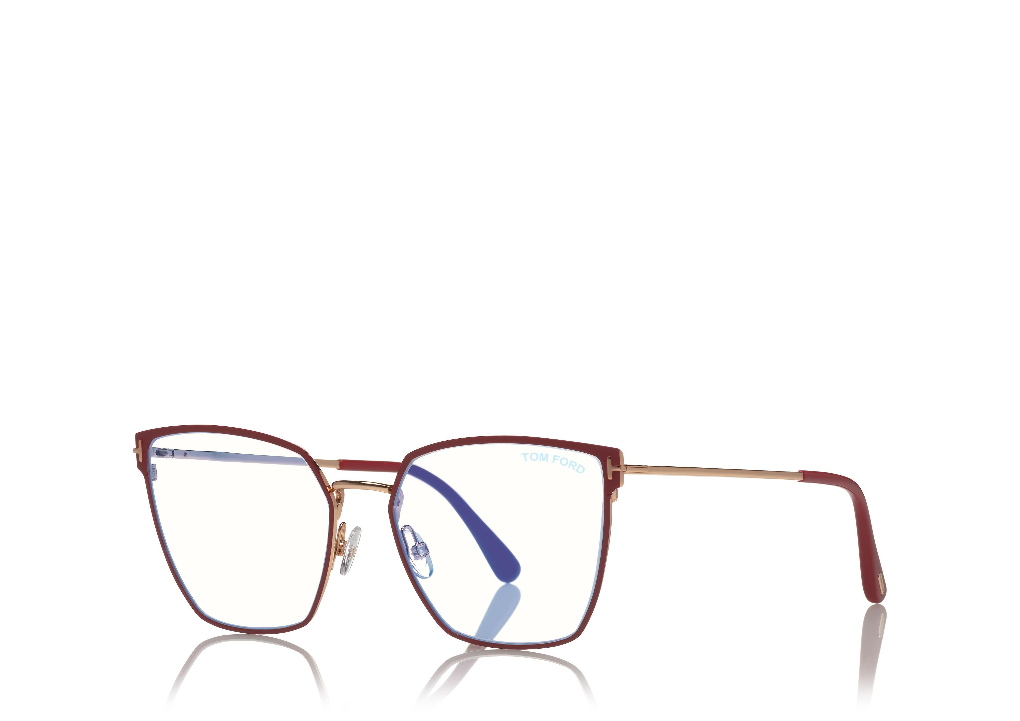 blue block soft square opticals tom ford