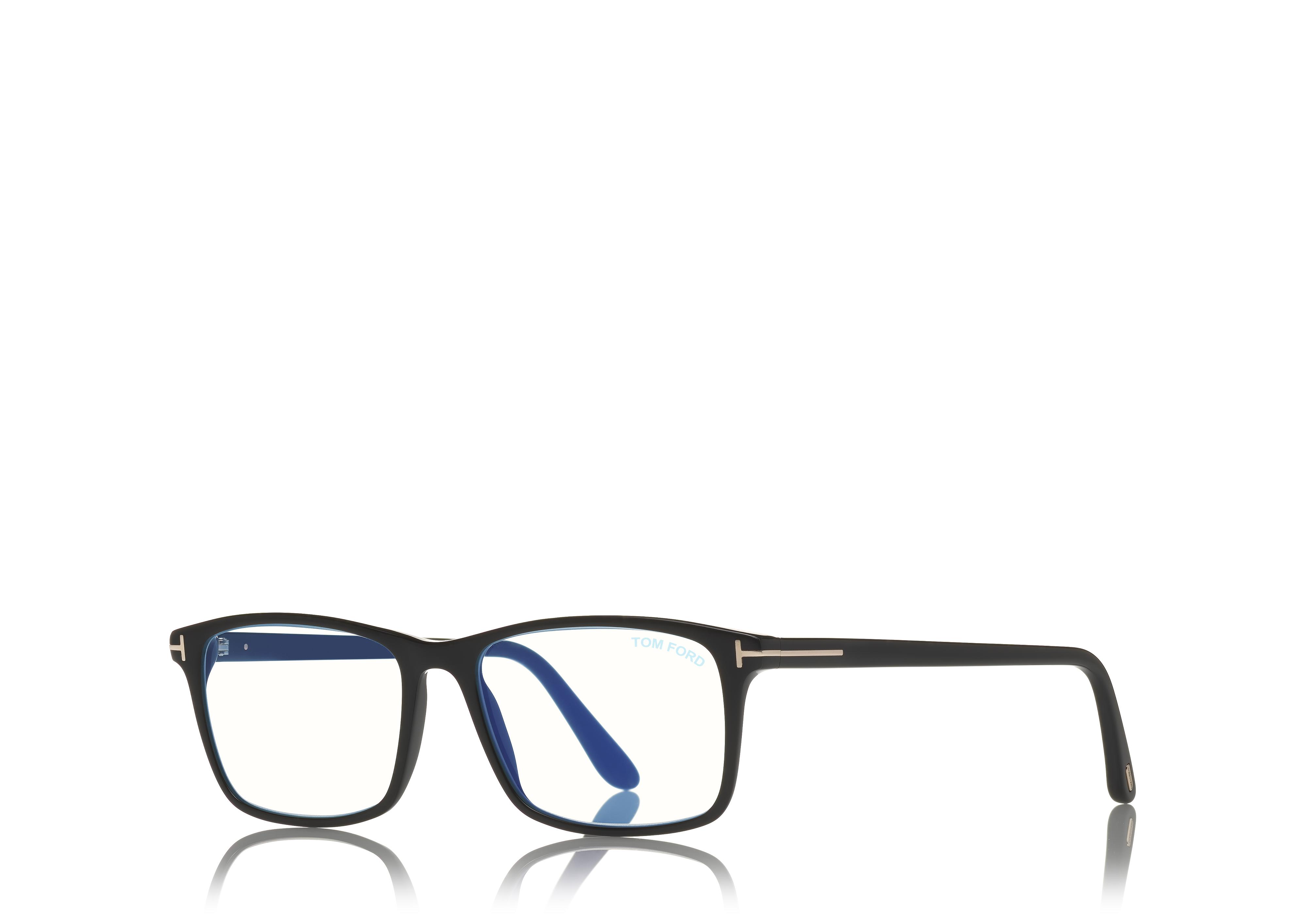 blue tom ford glasses