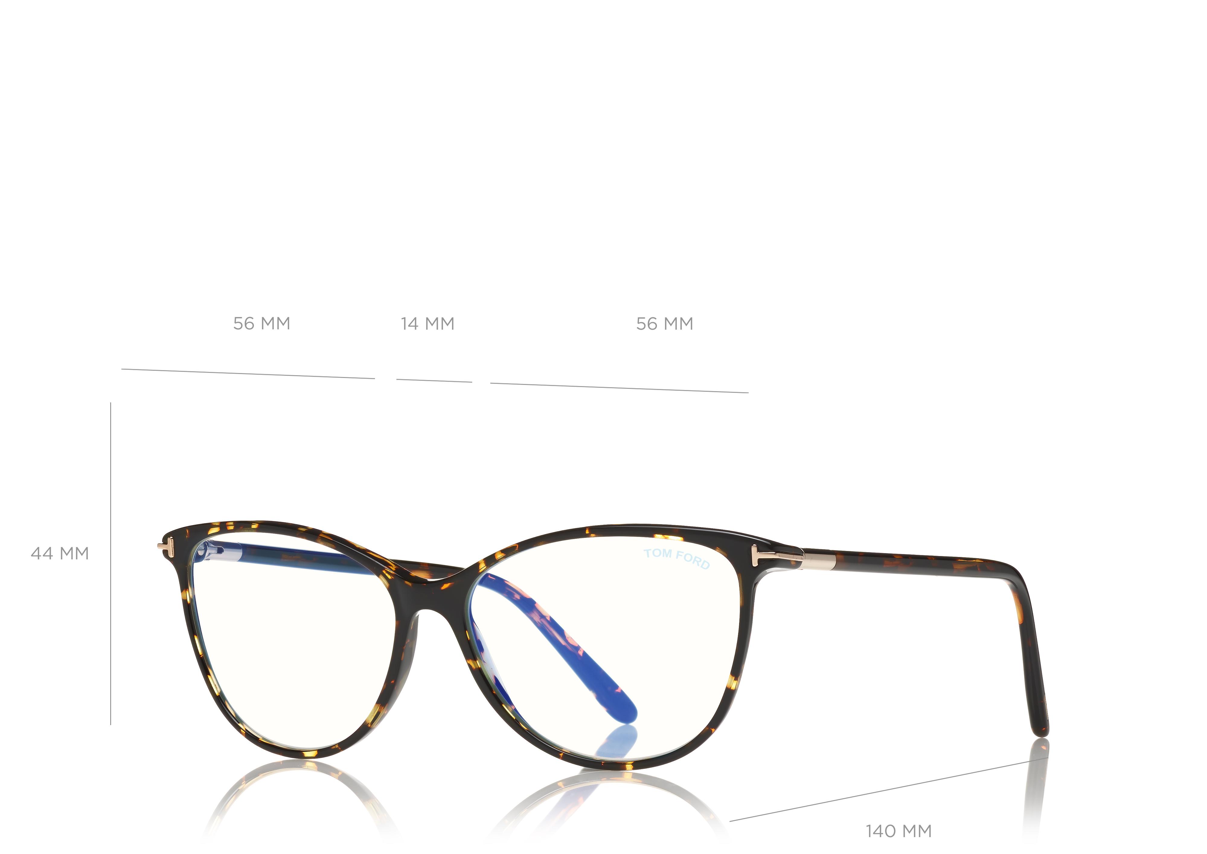 tom ford blue block soft round opticals