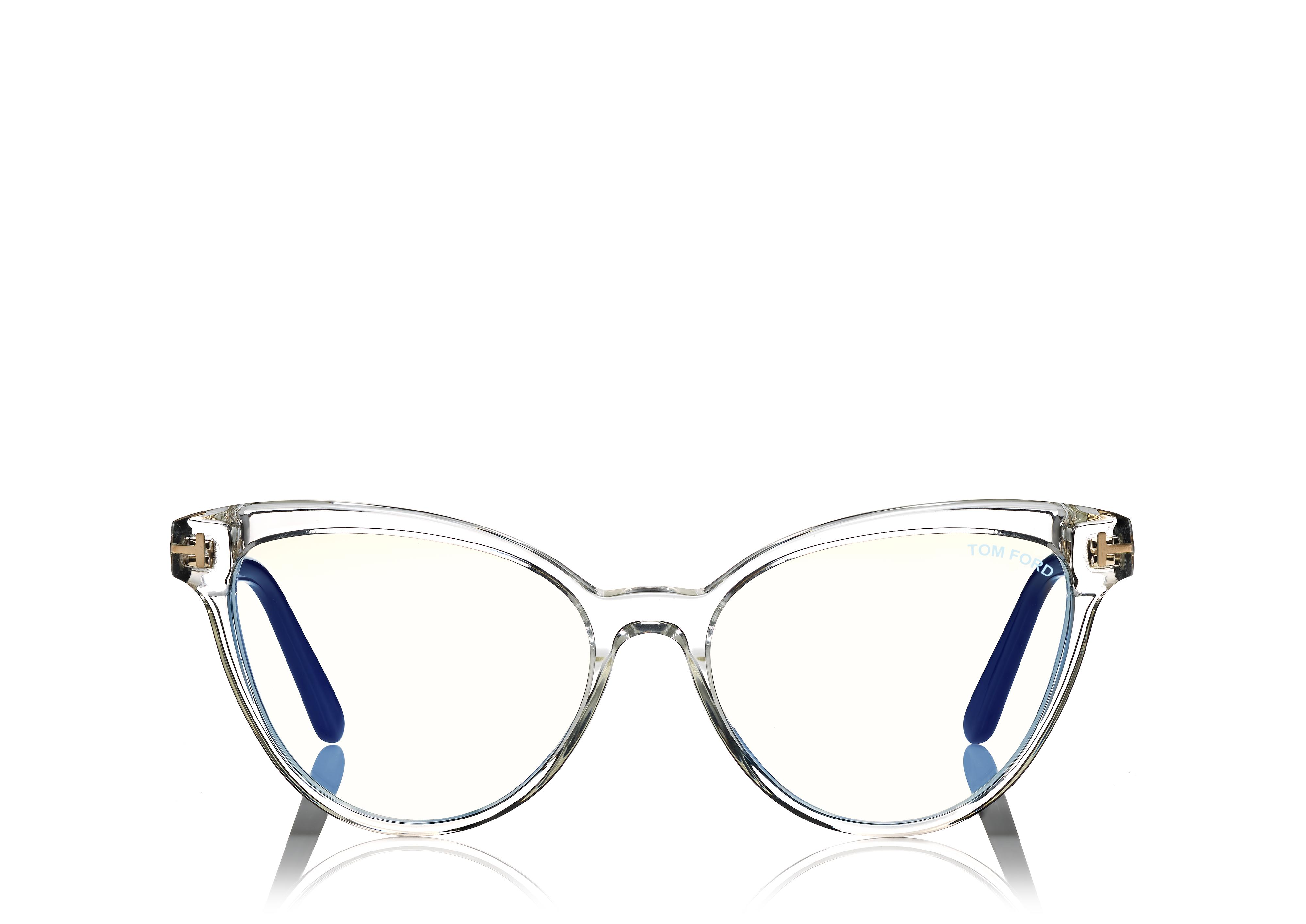 Descubrir 53+ imagen tom ford clear cat eye glasses