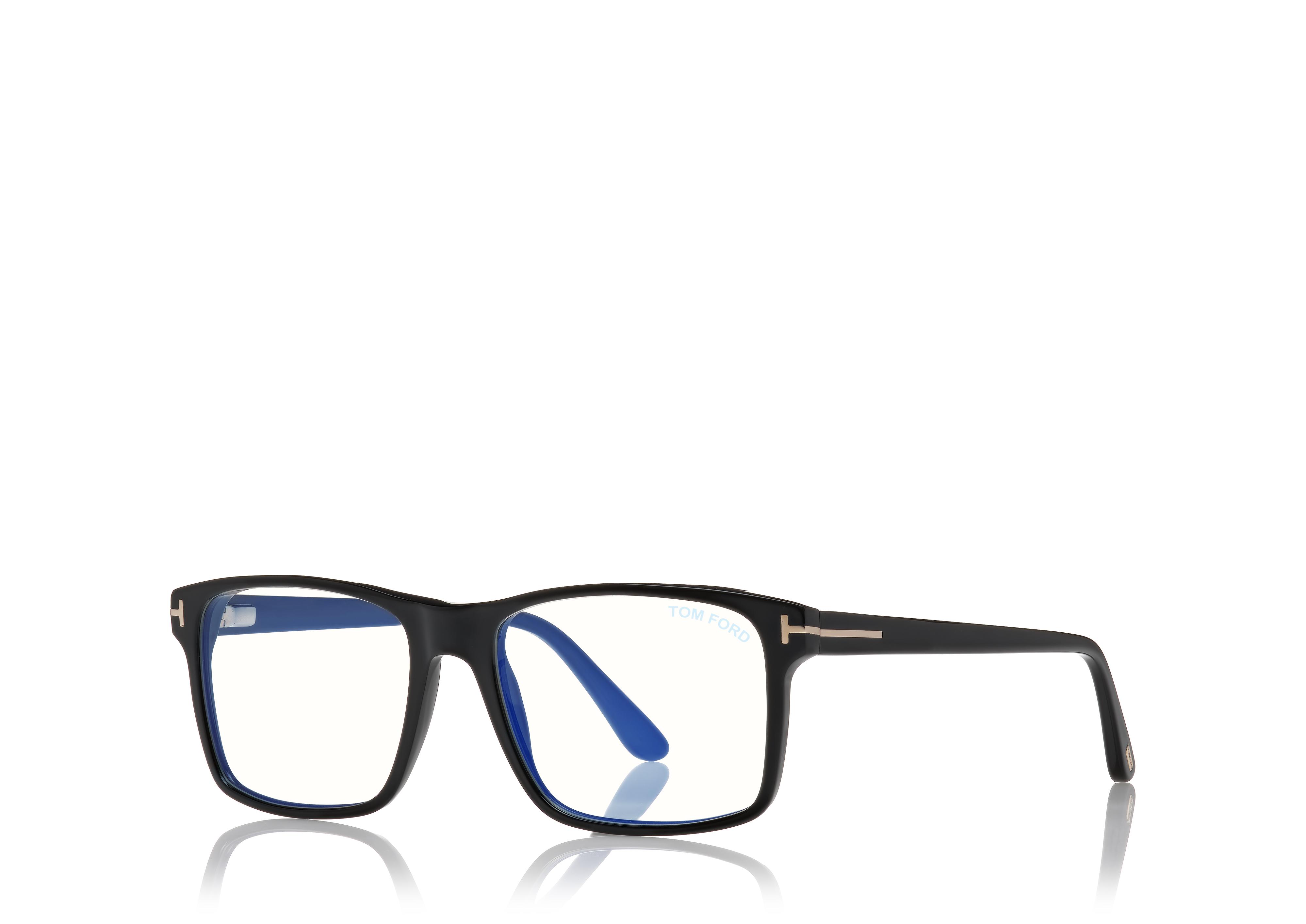 Tom Ford BLUE BLOCK RECTANGULAR MAGNETIC OPTICALS 