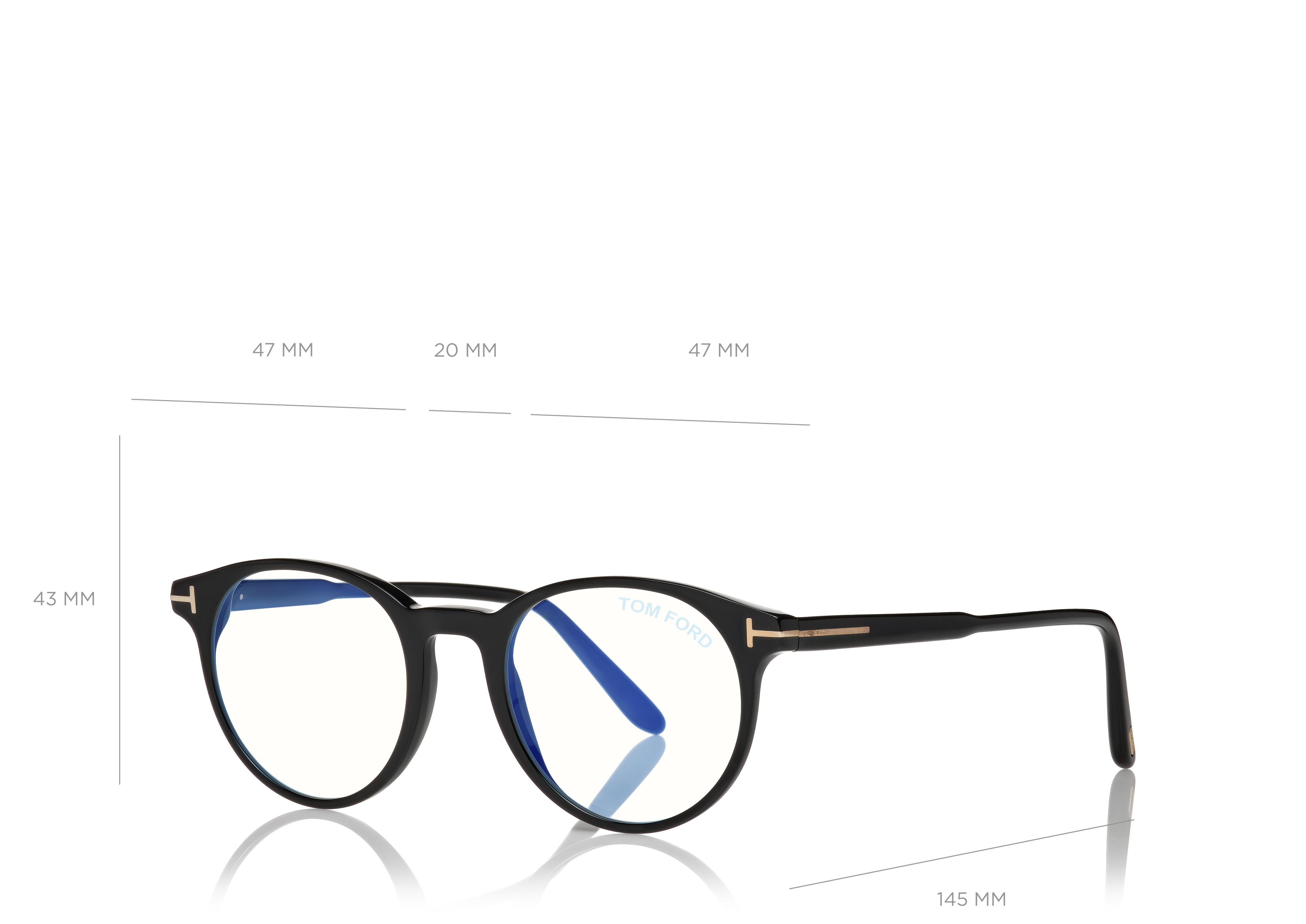 blue block round opticals