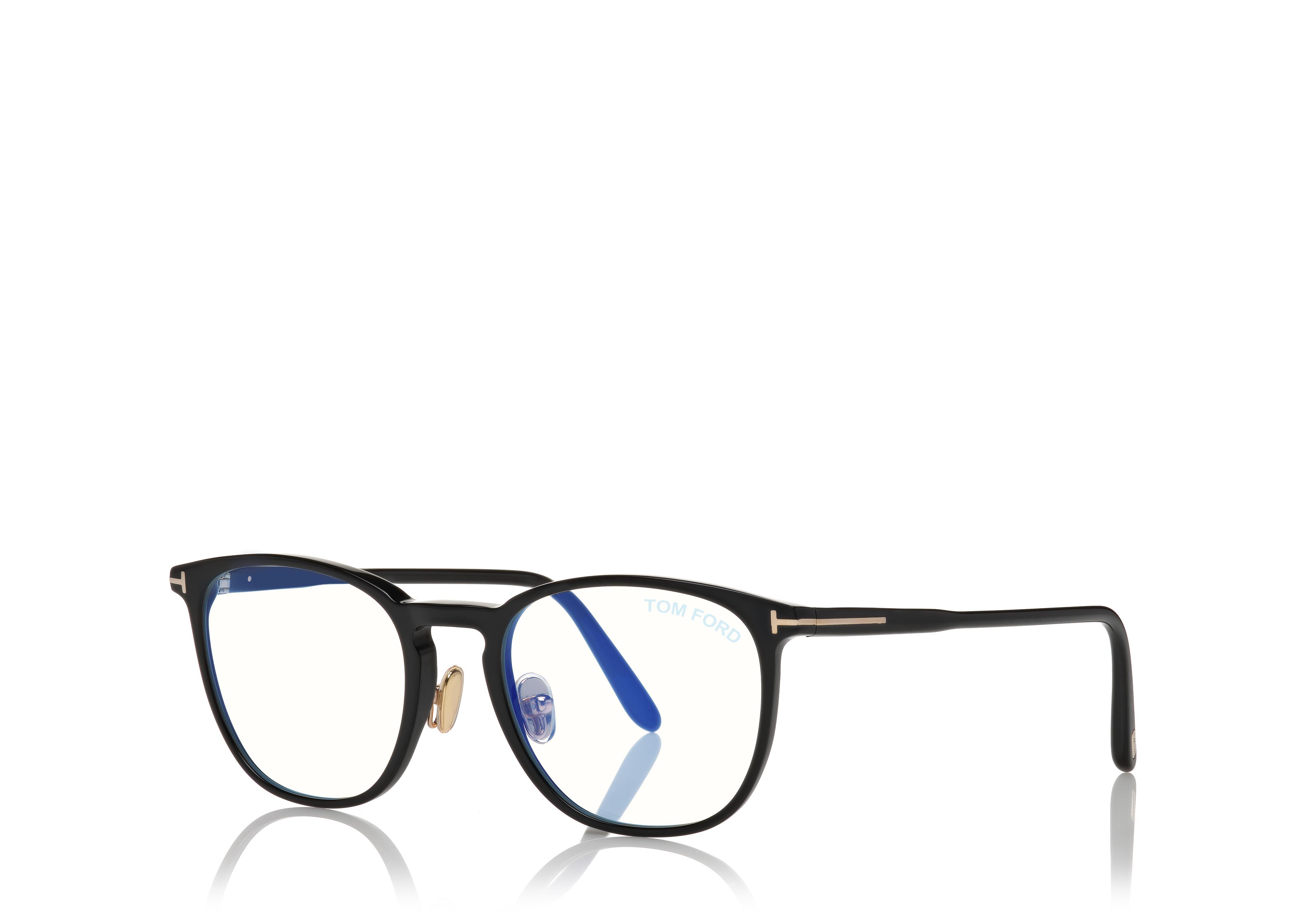 Tom Ford BLUE BLOCK ROUND SHAPE OPTICALS - Eyewear 