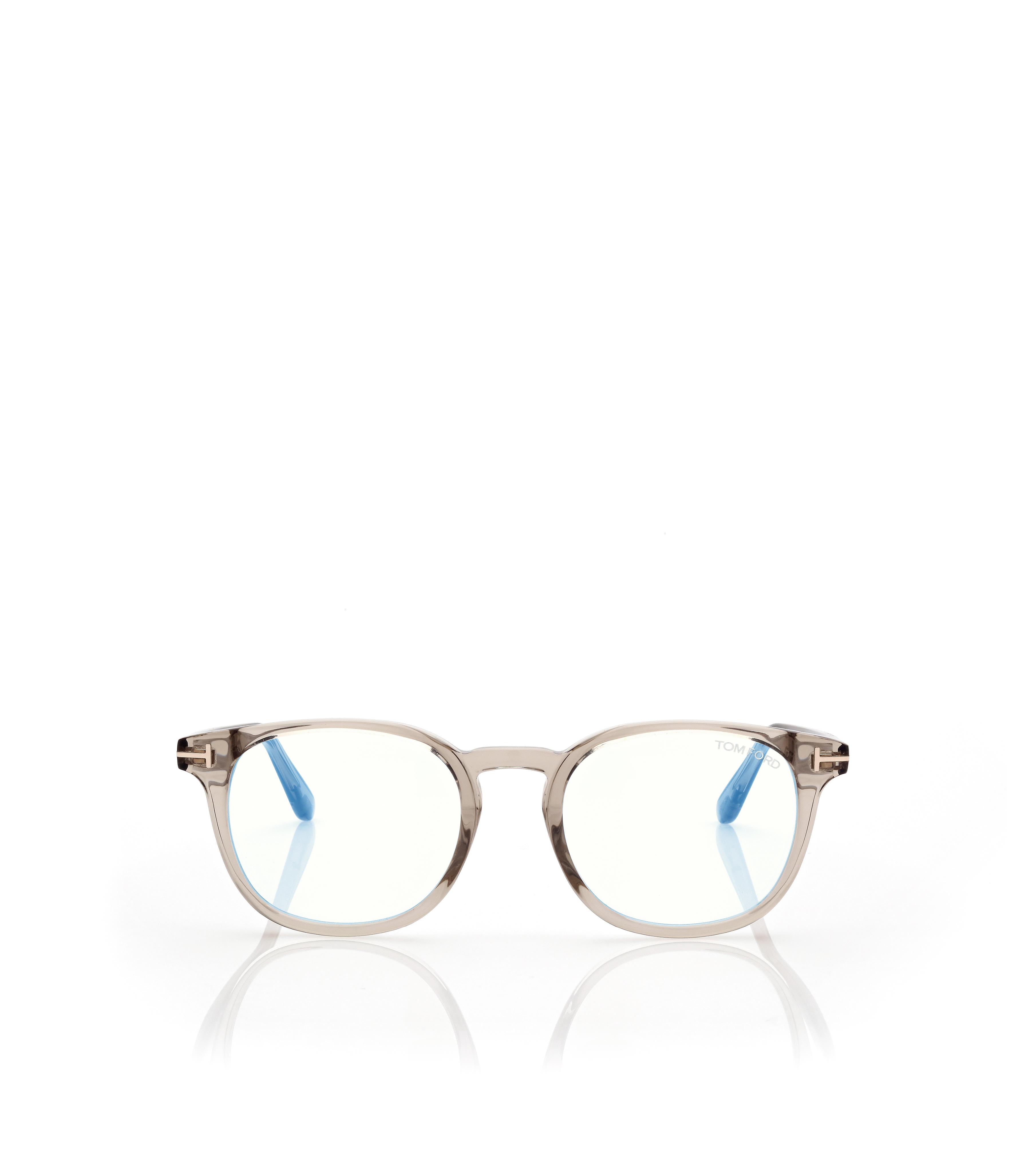 BLUE BLOCK ROUND OPTICALS