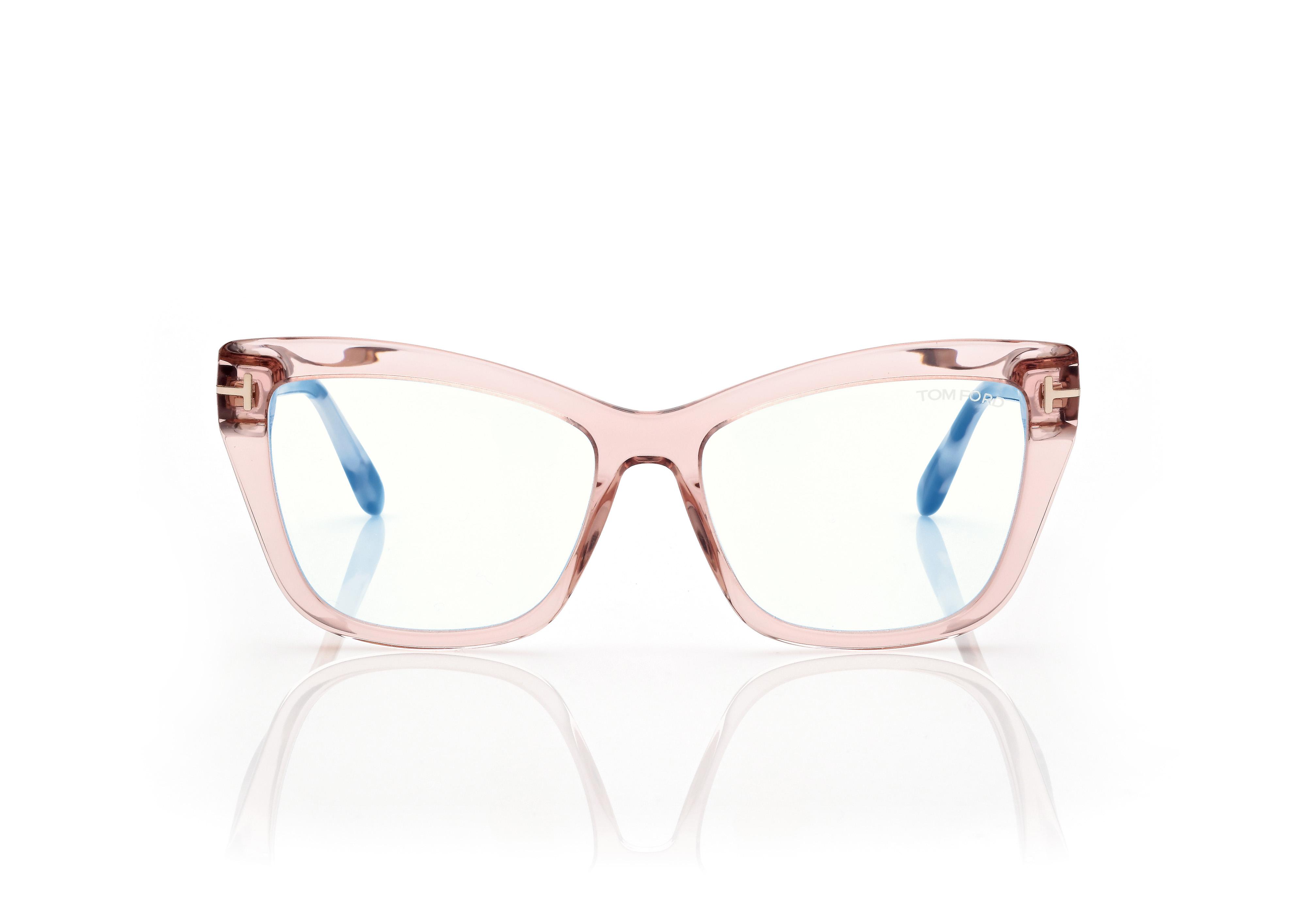 Tom Ford BLUE BLOCK SQUARE CAT EYE OPTICALS 