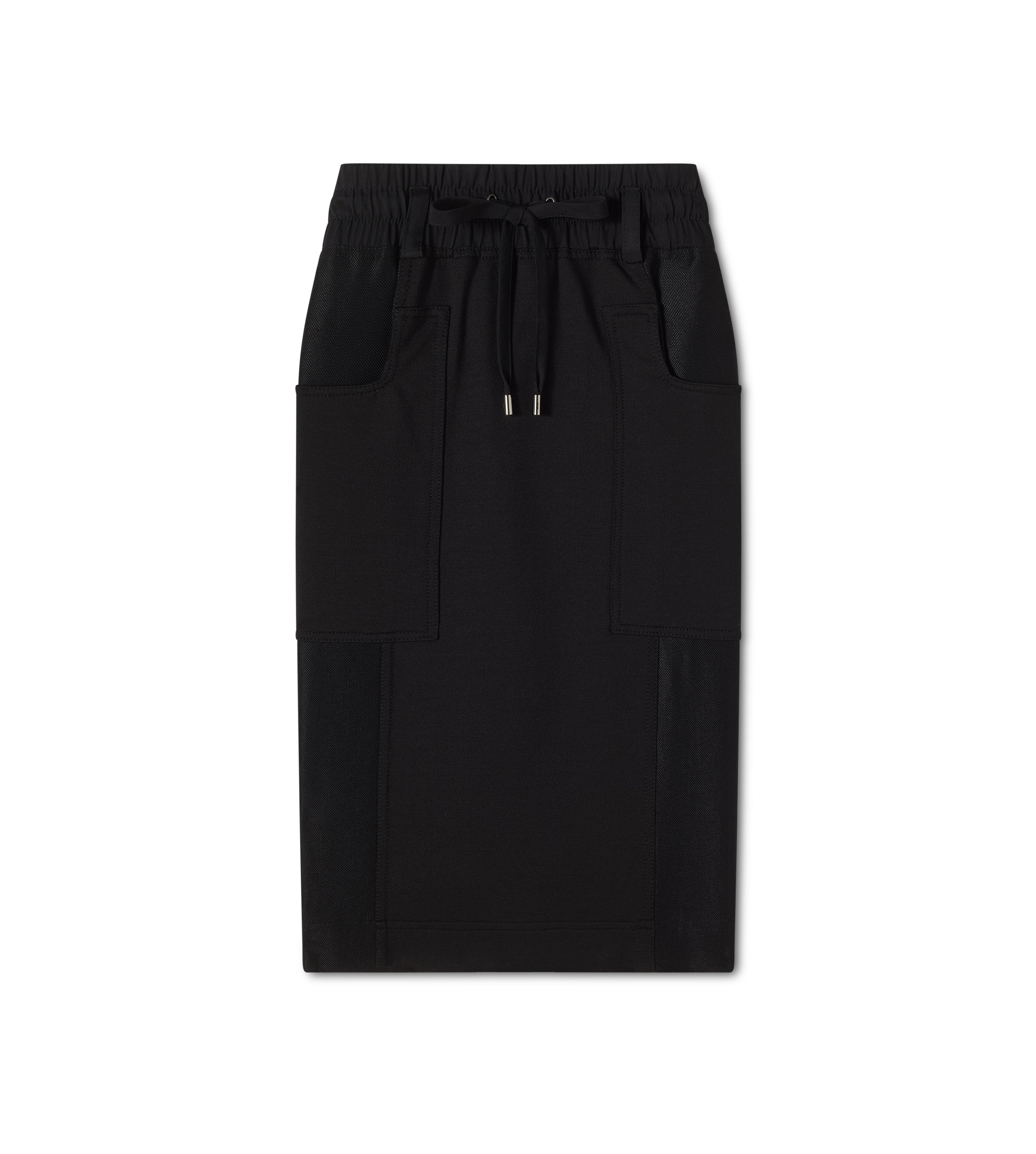 jersey drawstring skirt