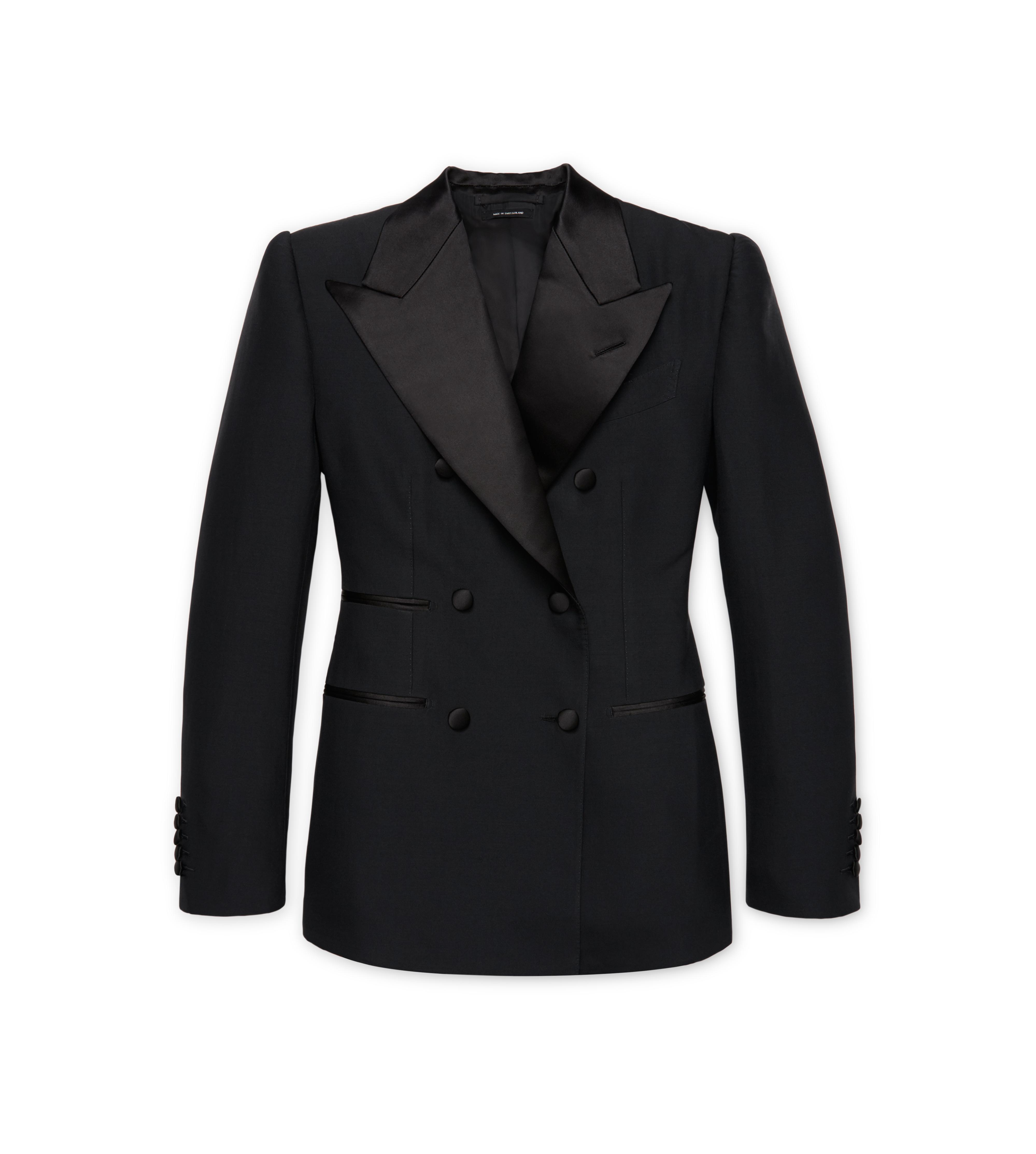 WOOL TUXEDO JACKET