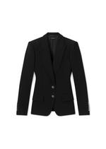 DOUBLE SPLITTABLE STRETCH WOOL TAILORED JACKET A thumbnail