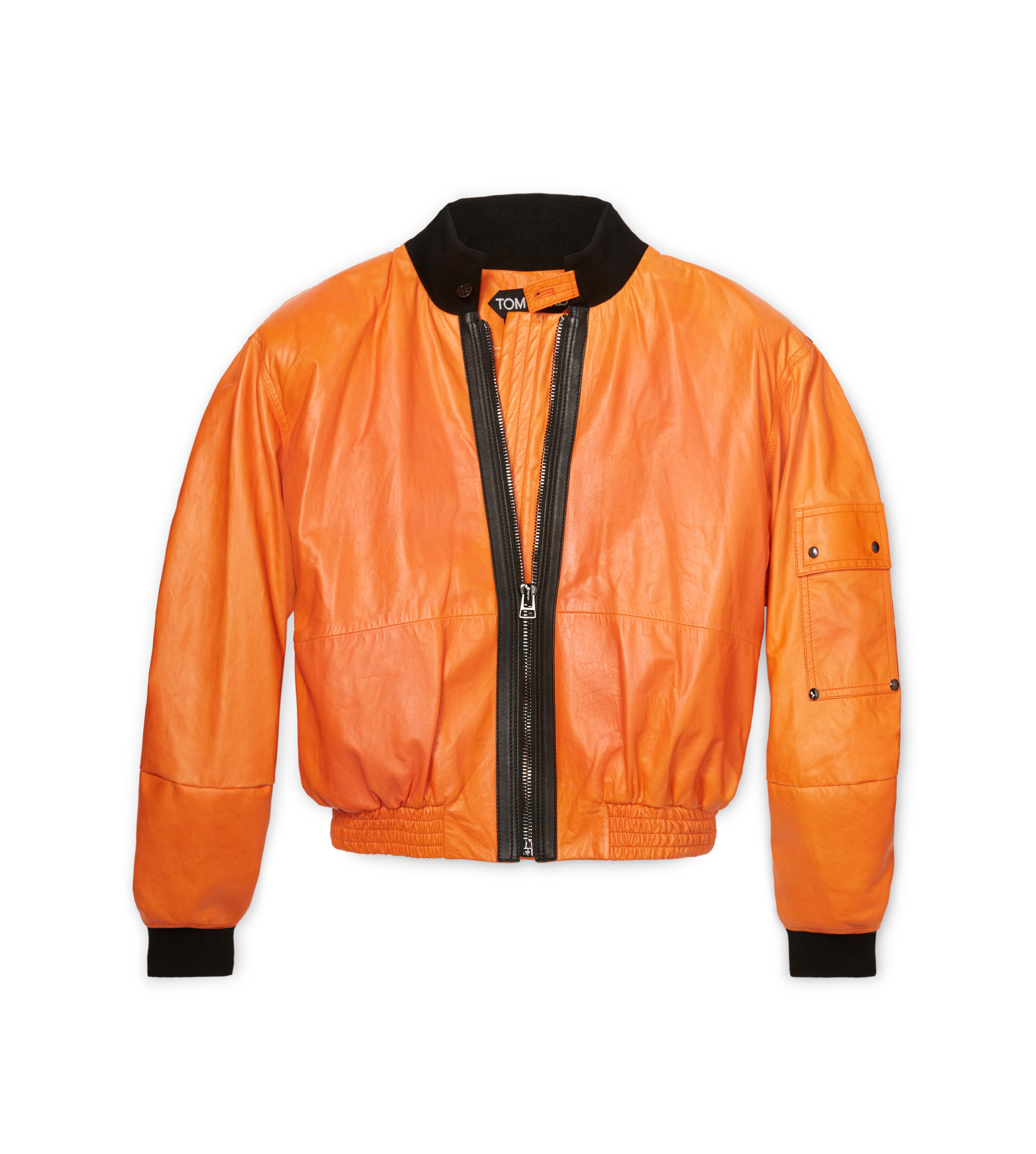OVERSIZED LEATHER BOMBER