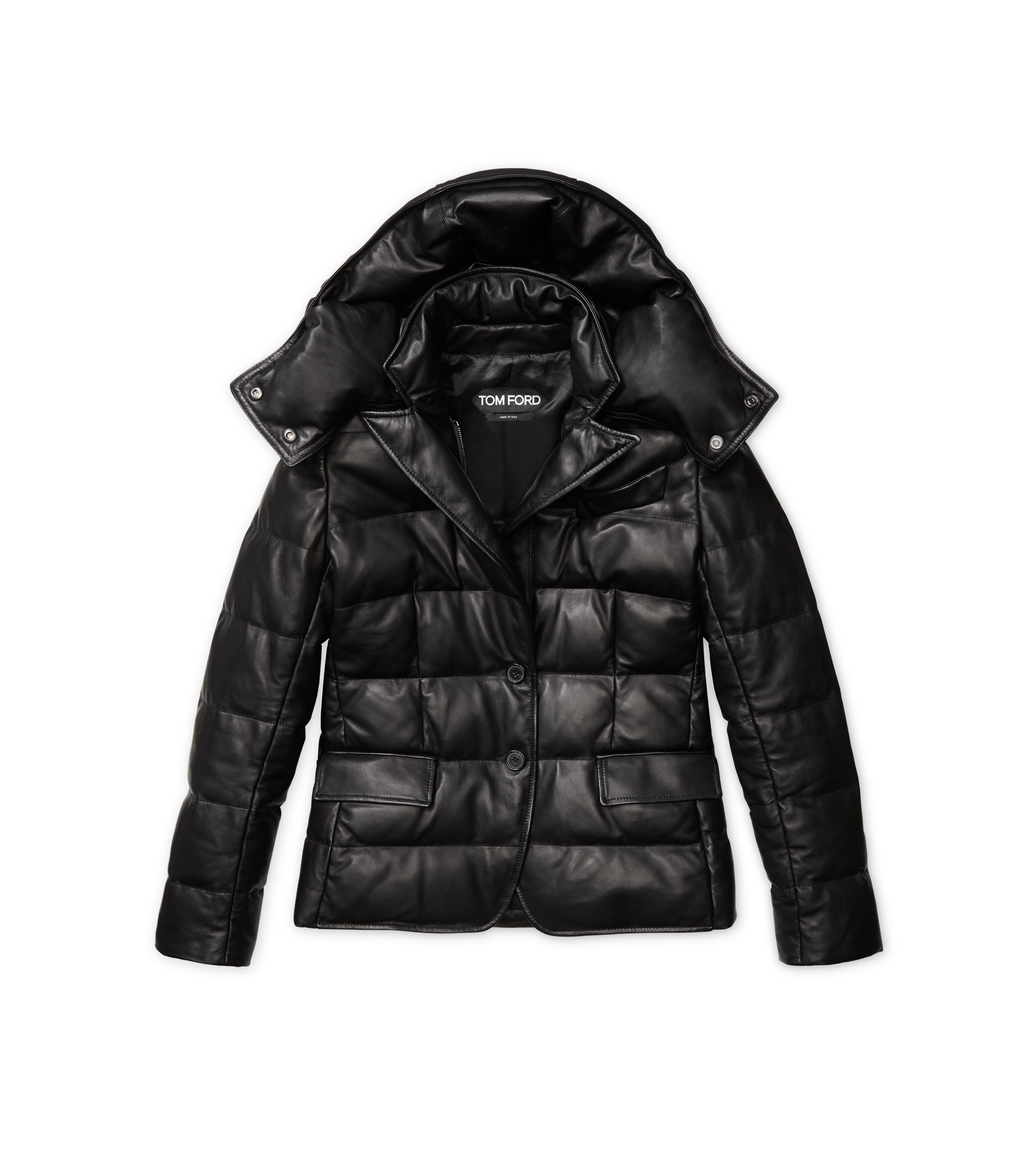 short black puffer jacket