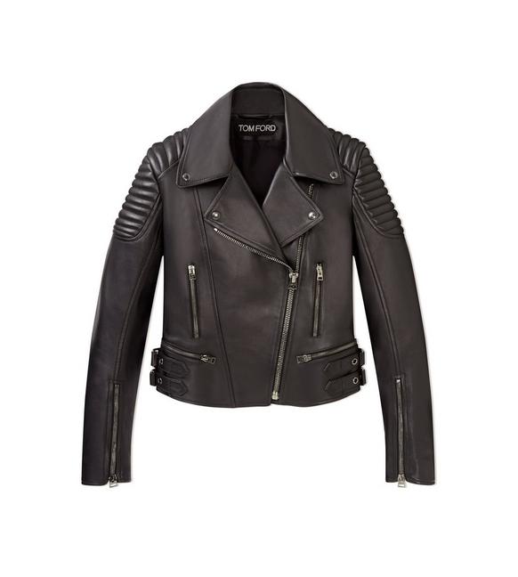 Tom Ford CLASSIC FITTED LEATHER BIKER JACKET | TomFord.com