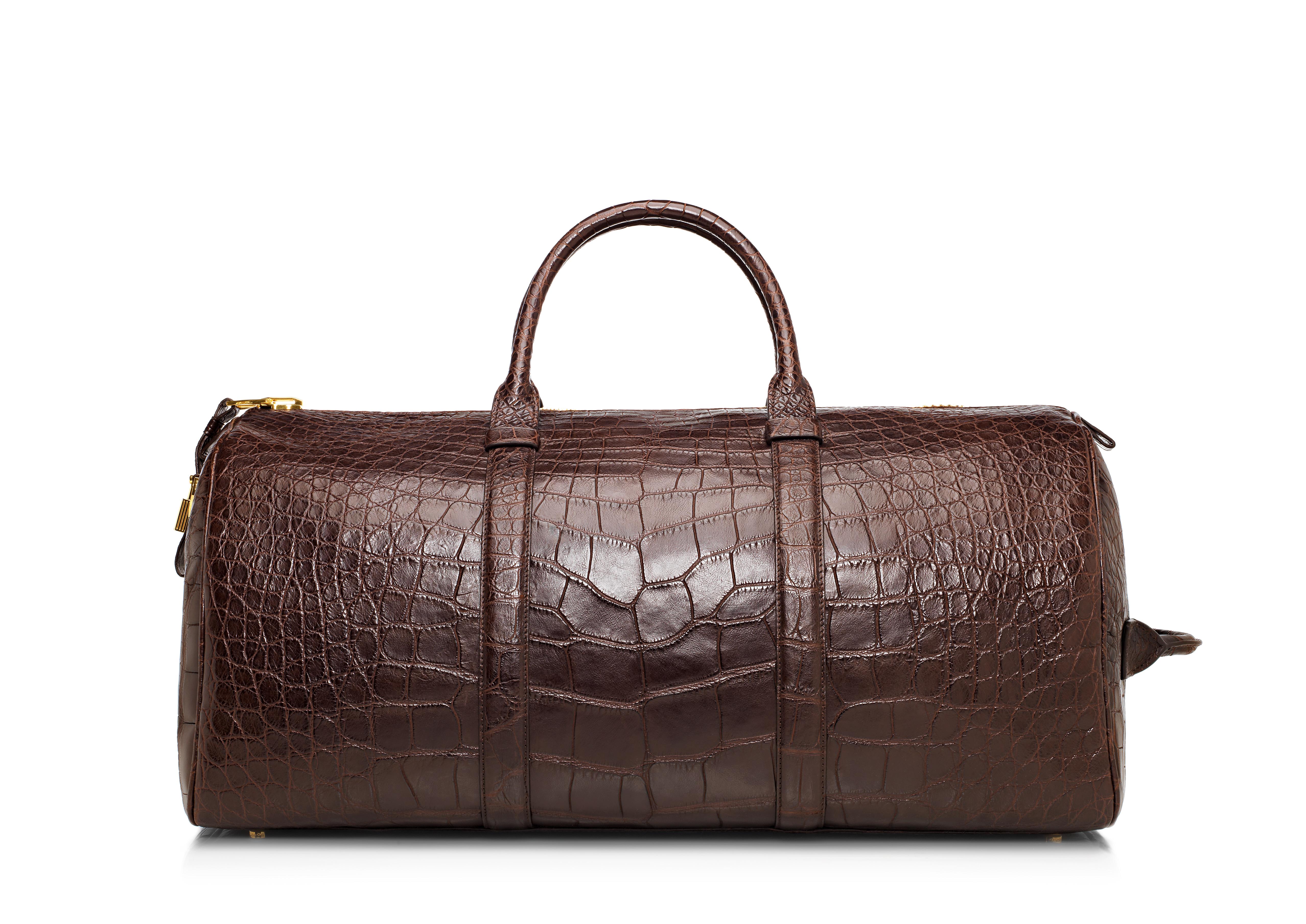 mens alligator bag