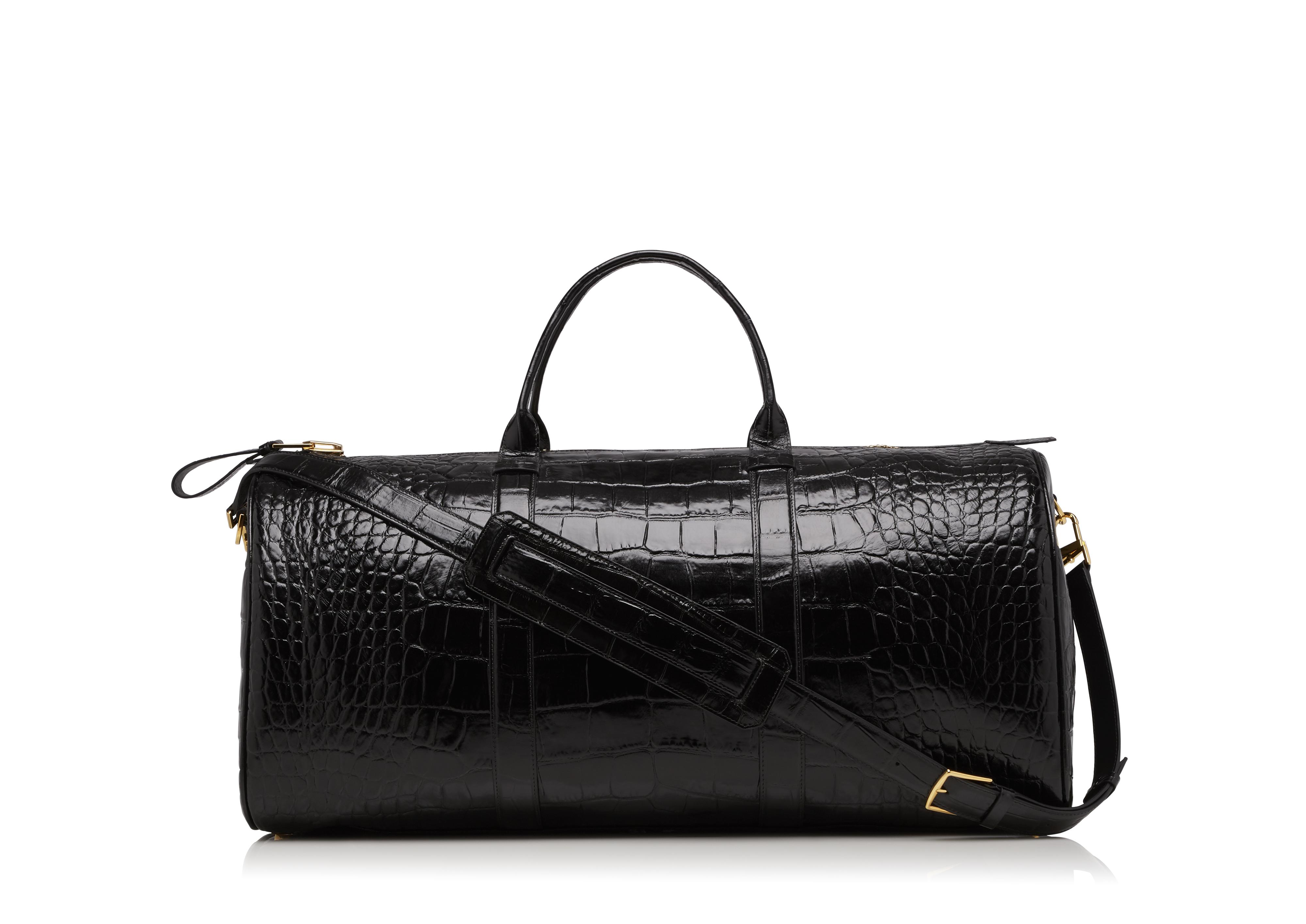 Tom Ford LARGE ALLIGATOR BUCKLEY DUFFLE 