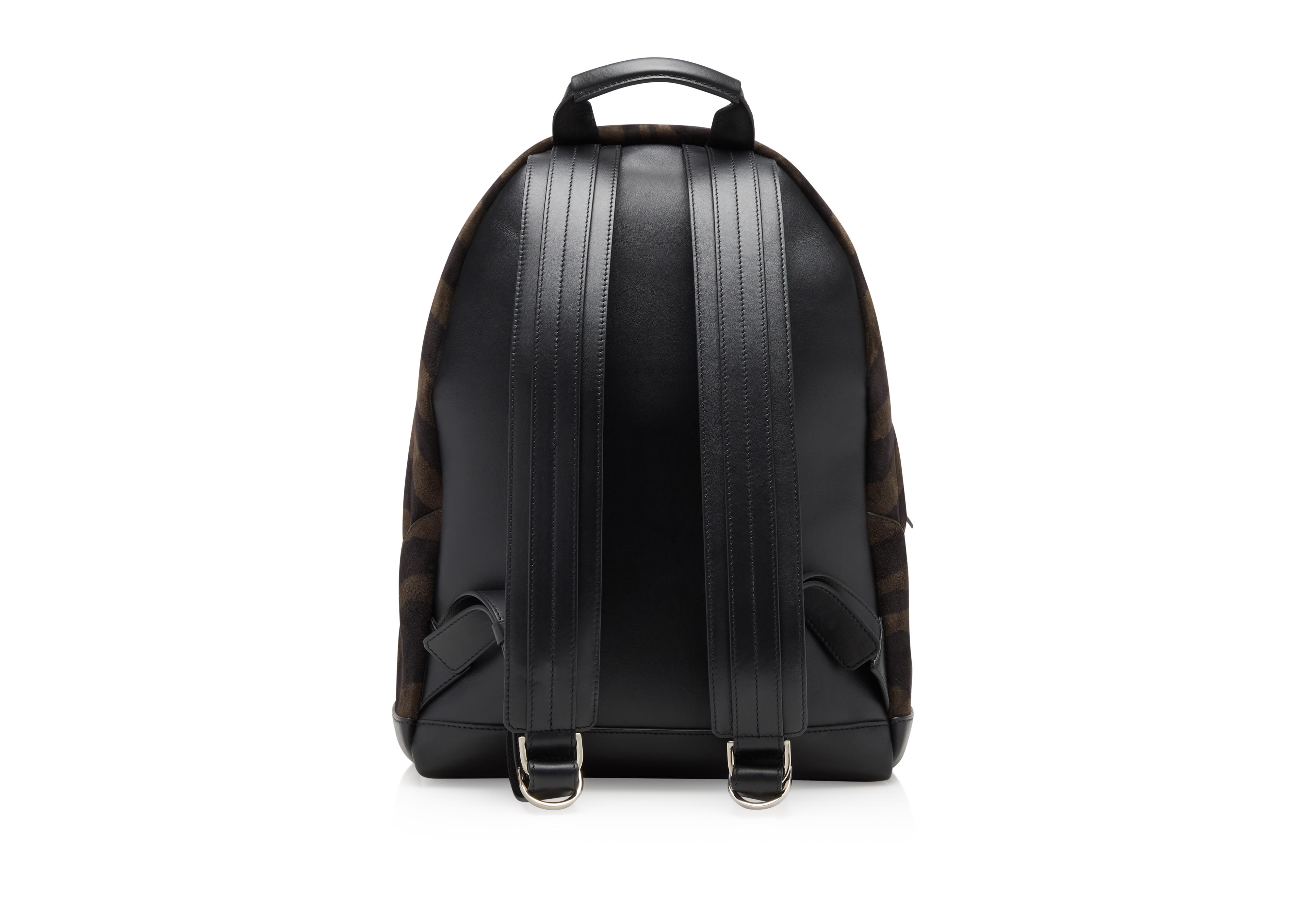 archive bow suede women's backpack