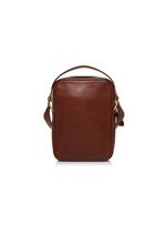 SMOOTH LEATHER DOUBLE ZIP MESSENGER C thumbnail