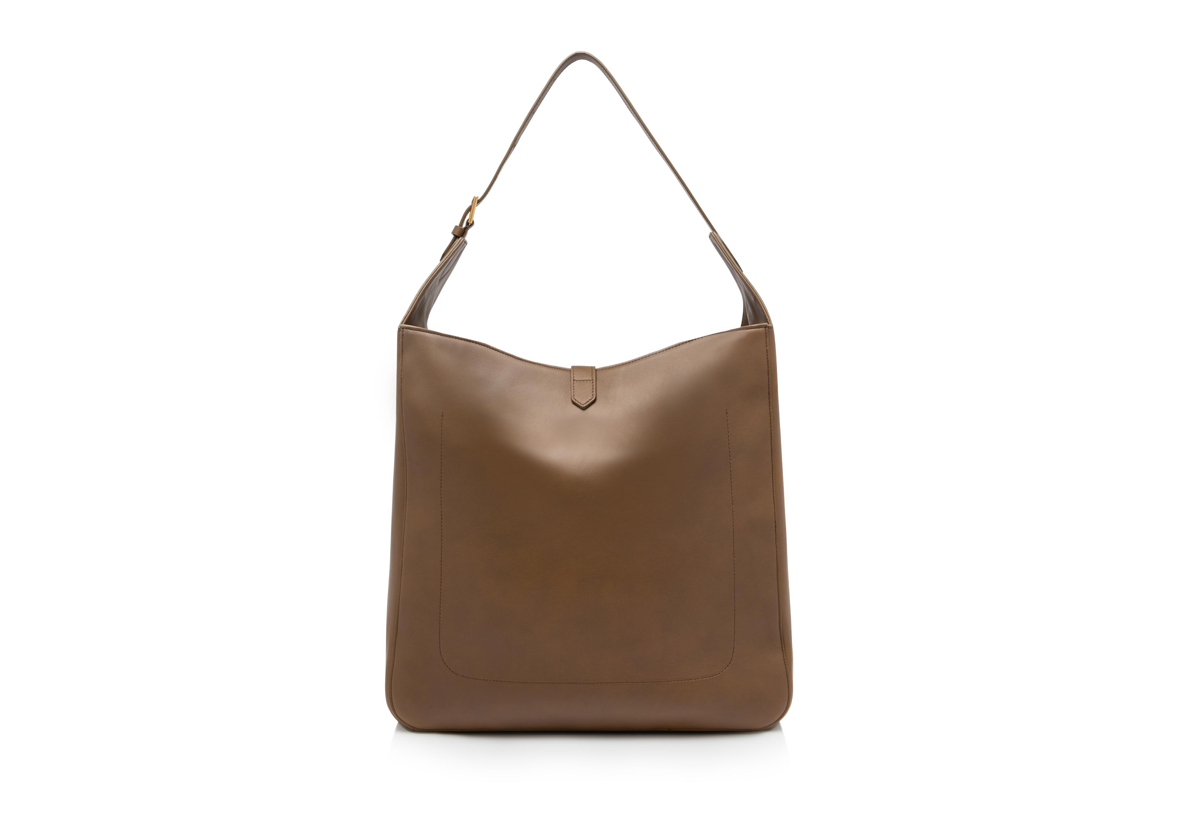 NATURAL SOFT LEATHER TOTE BAG C thumbnail