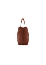 NATURAL SOFT LEATHER EAST WEST TOTE B thumbnail