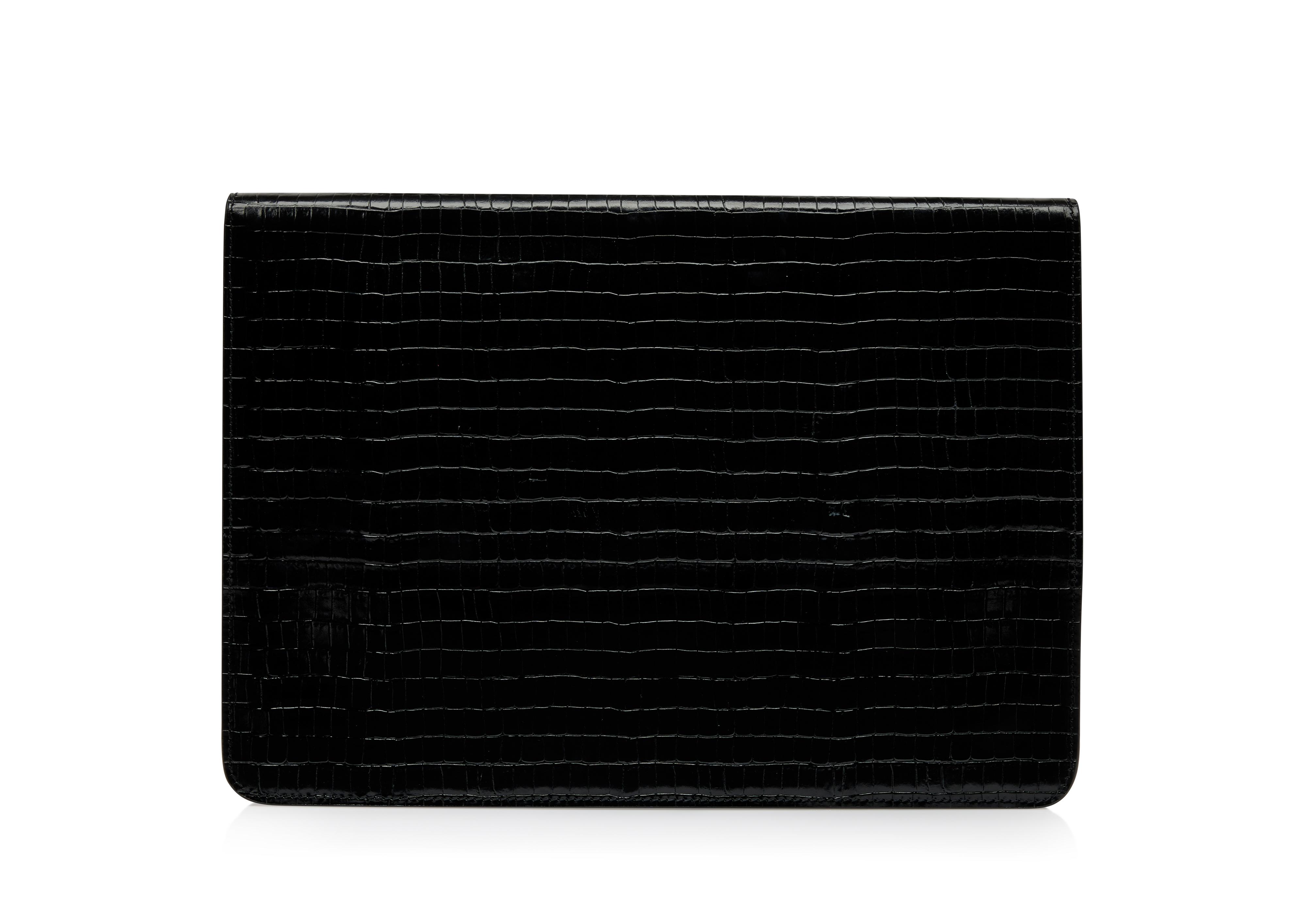 Tom Ford T-Pin Portfolio Clutch Bag - Black